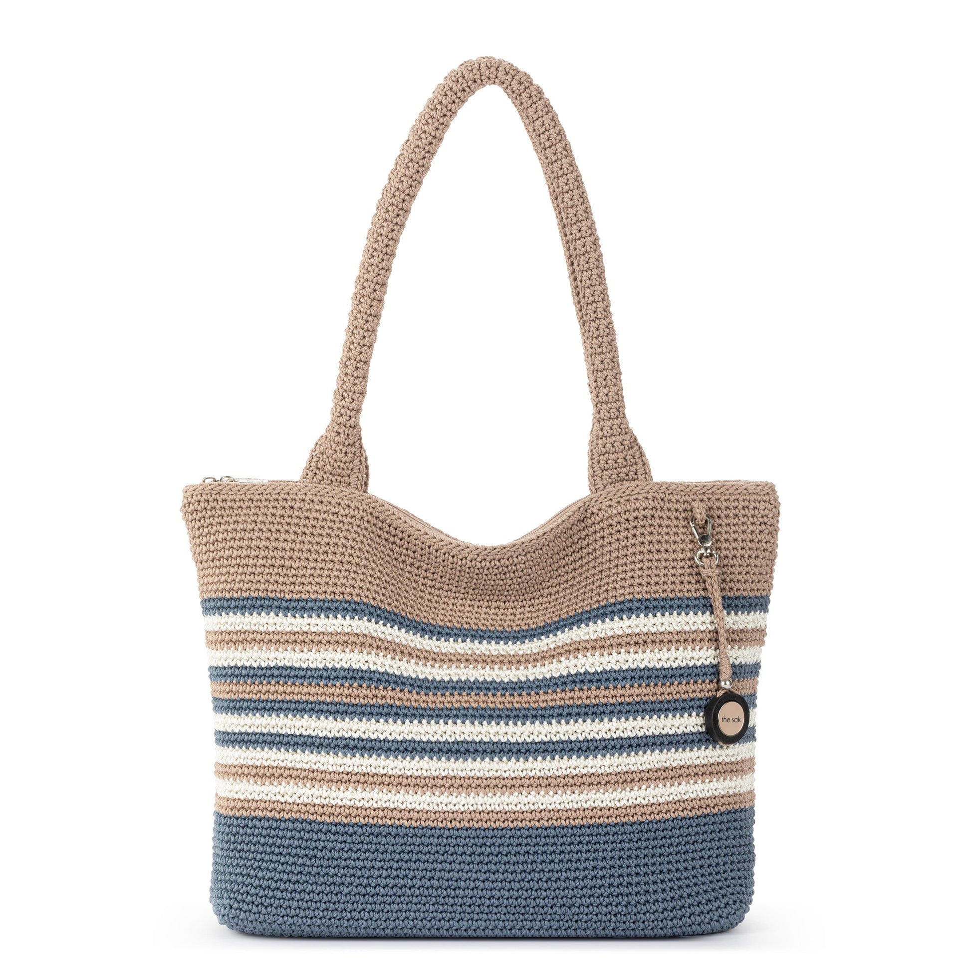 The Sak Crafted Classics Carryall Crochet - |Sand and Sea Stripe|