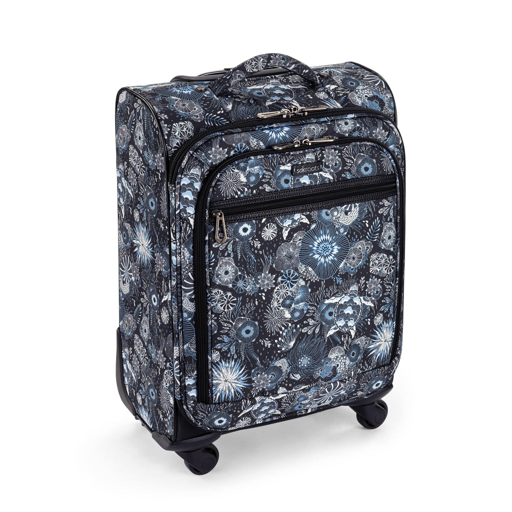Sakroots On The Go 21" Spinner Luggage Bundle - EcoTwill - Midnight Seascape