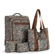 On The Go 21" Spinner Luggage Bundle - EcoTwill - Sienna Spirit Desert