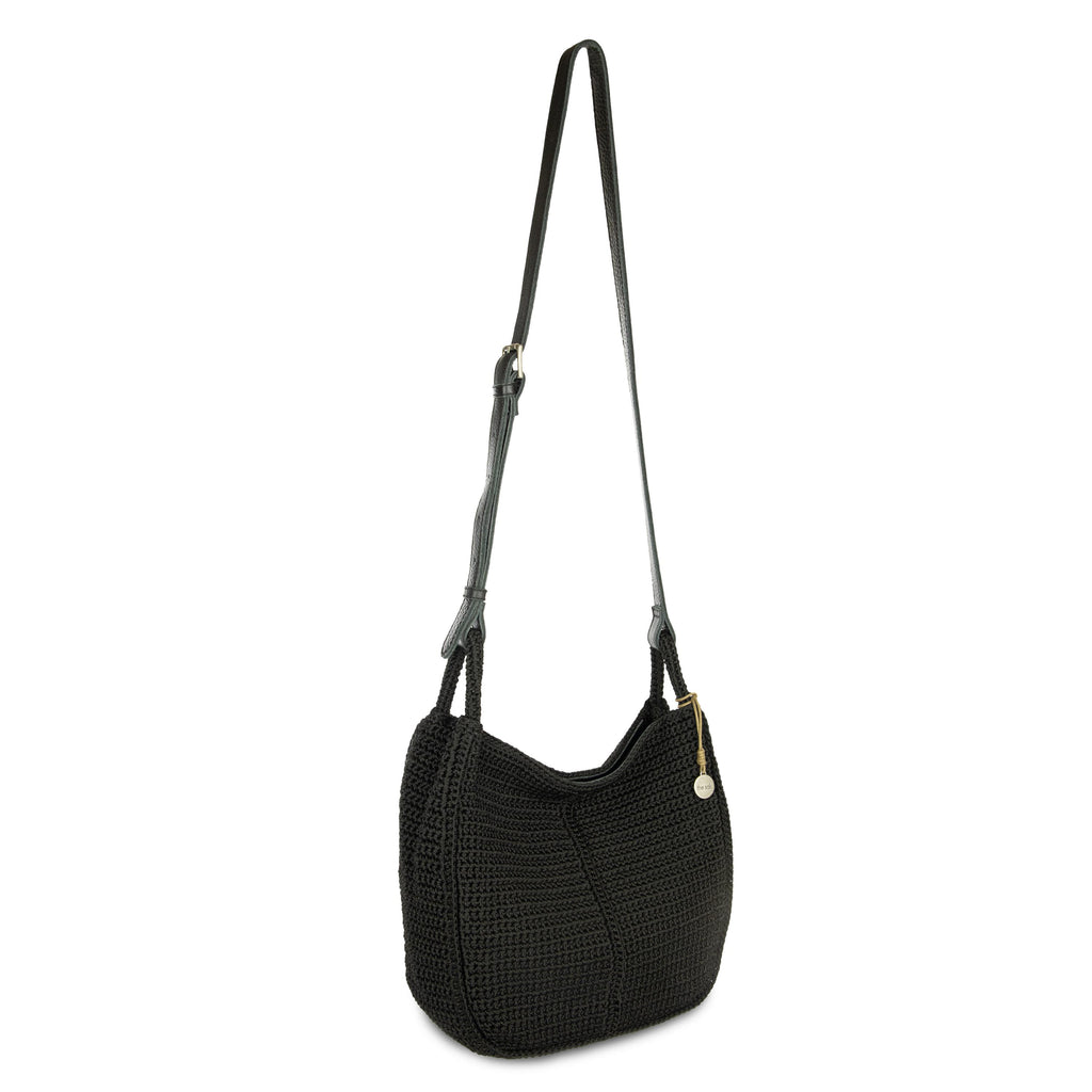 The Sak Los Feliz Crossbody - Hand Crochet - Black