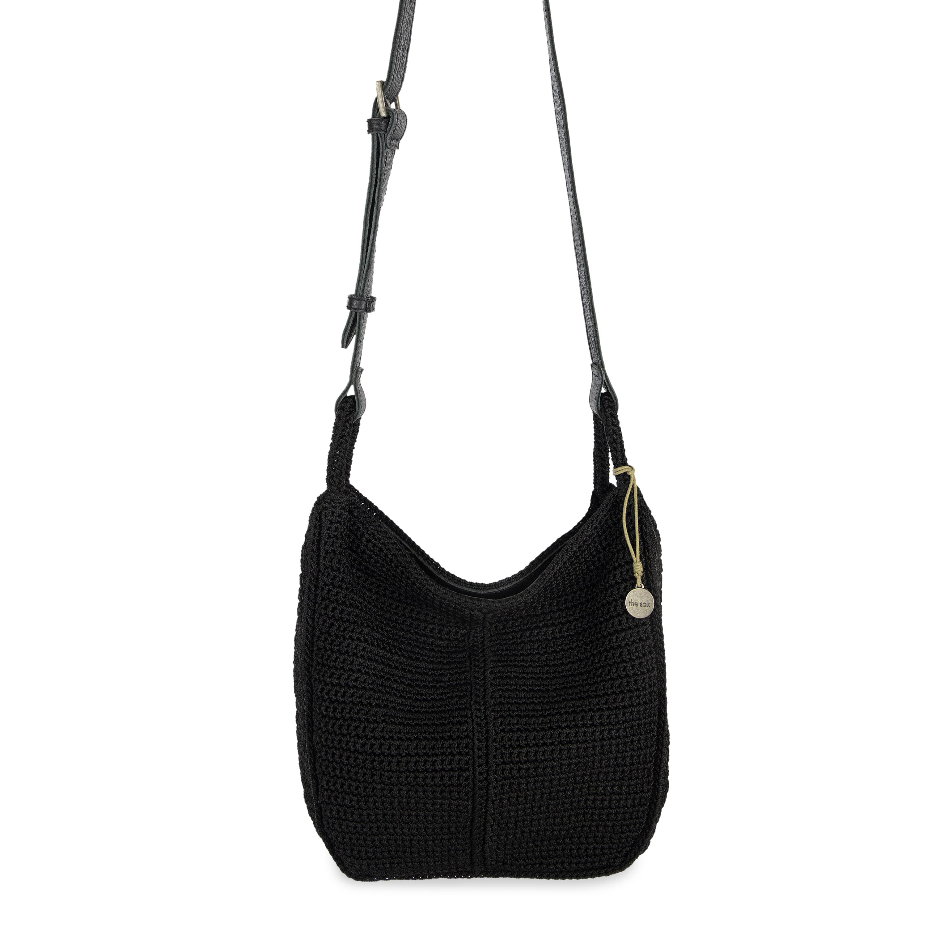 The Sak Los Feliz Crossbody - Hand Crochet - Black