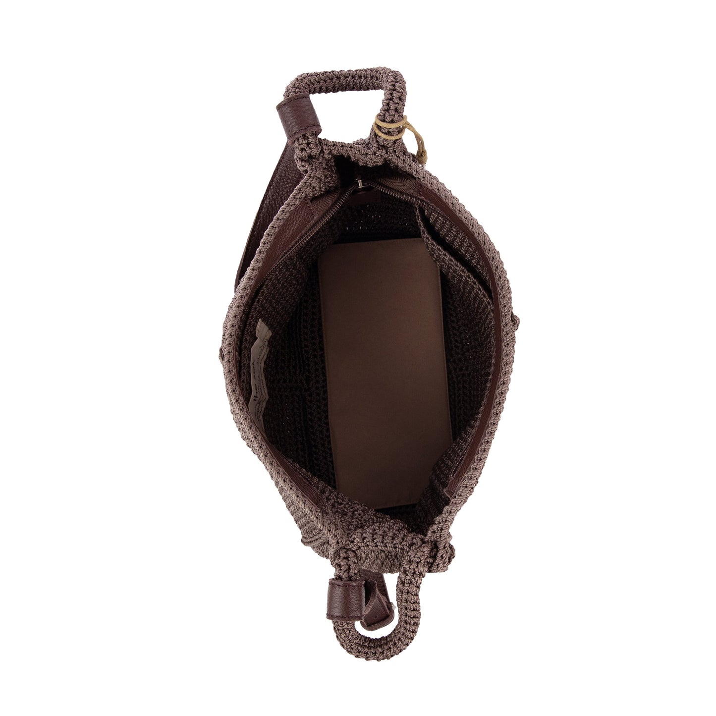 The Sak Los Feliz Slouchy Crossbody Crochet - |Mushroom|