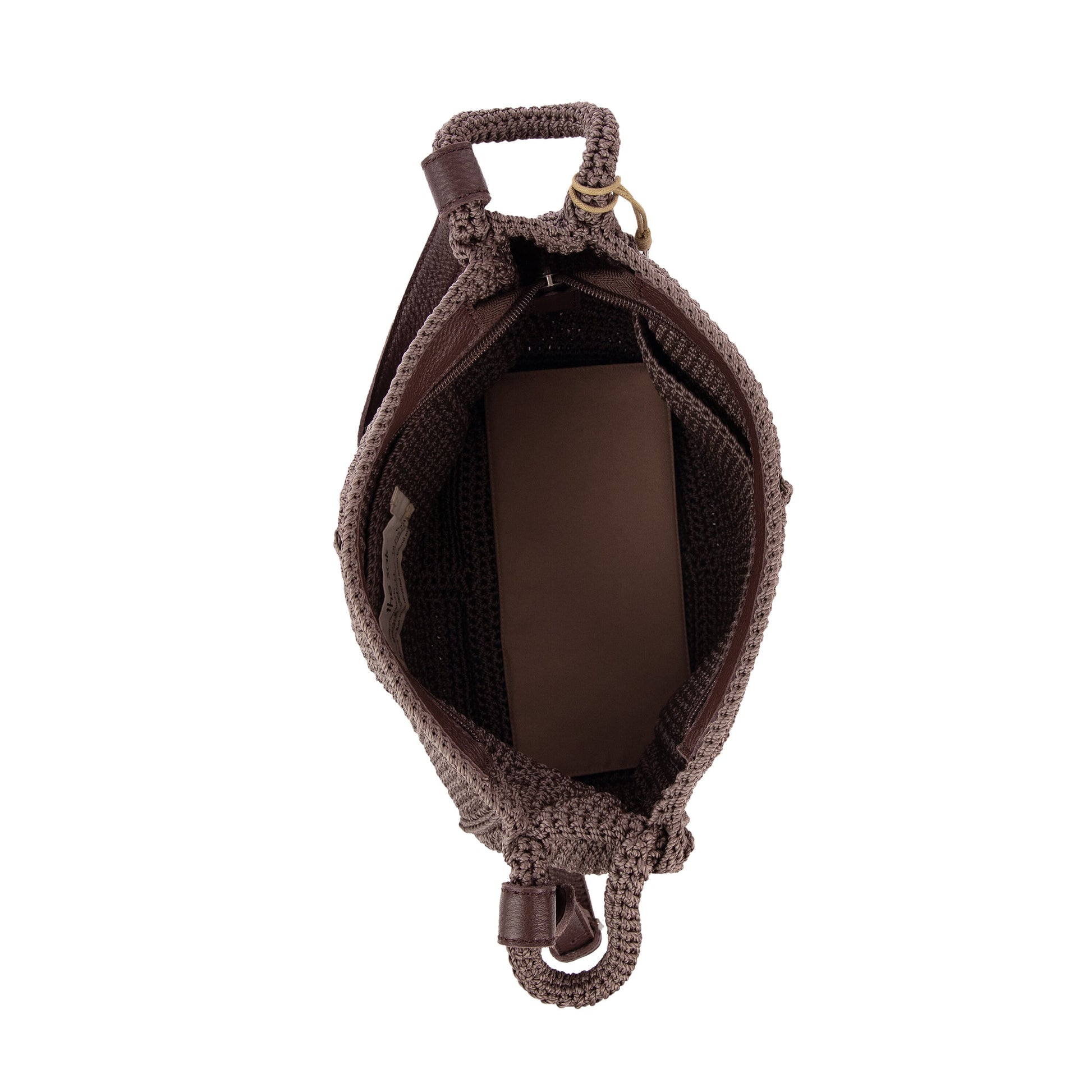 The Sak Los Feliz Slouchy Crossbody Crochet - |Mushroom|