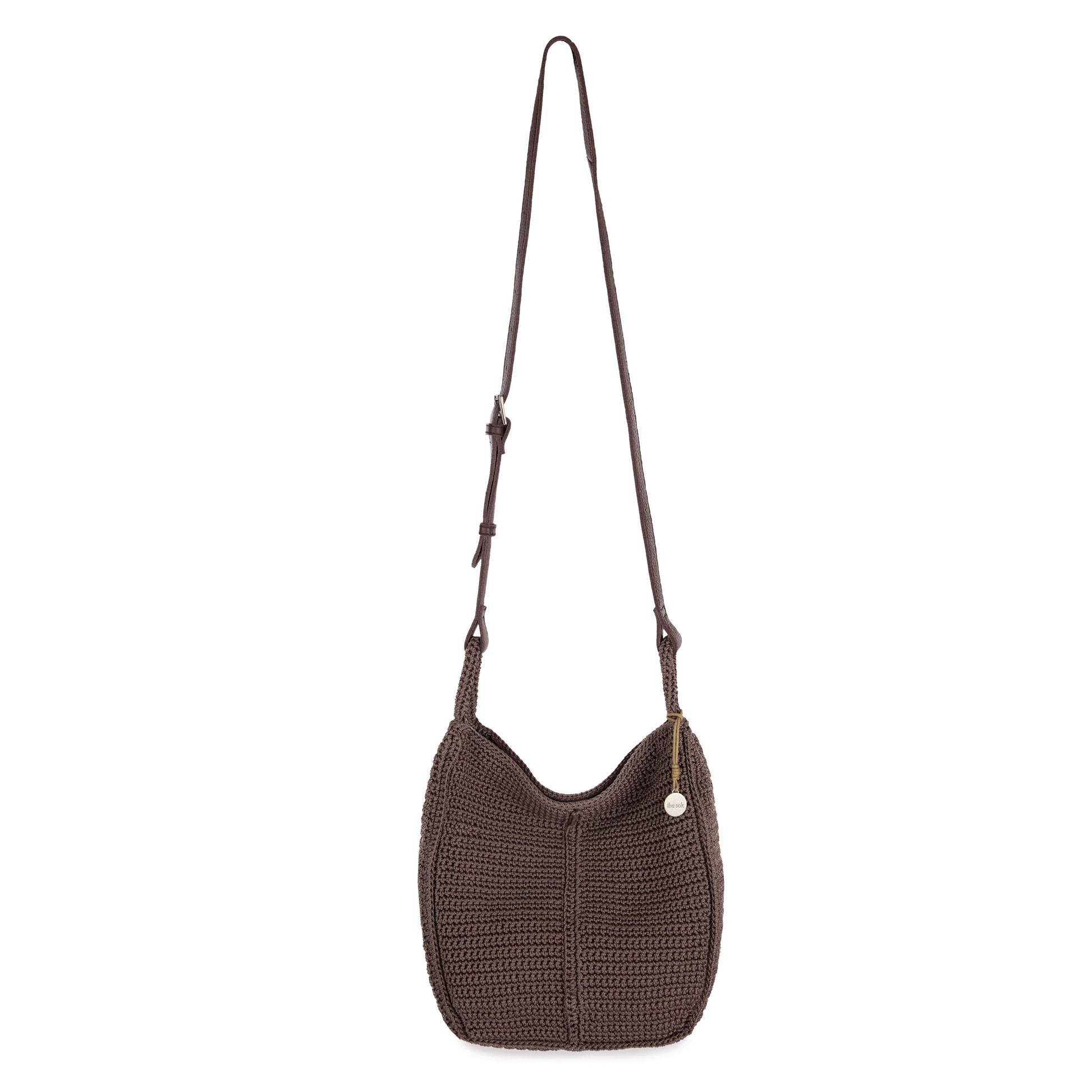 The Sak Los Feliz Slouchy Crossbody Crochet - |Mushroom|