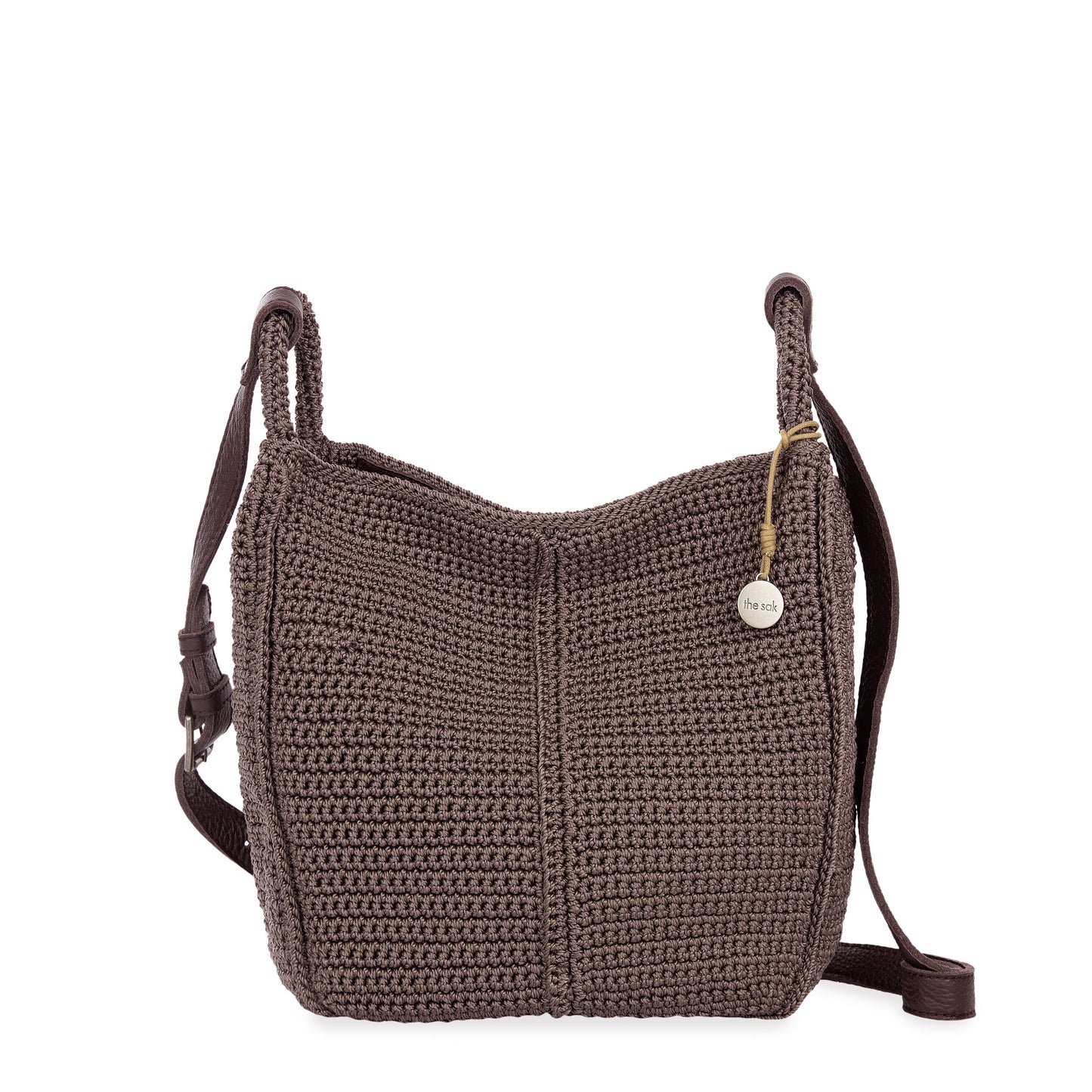 The Sak Los Feliz Slouchy Crossbody Crochet - |Mushroom|
