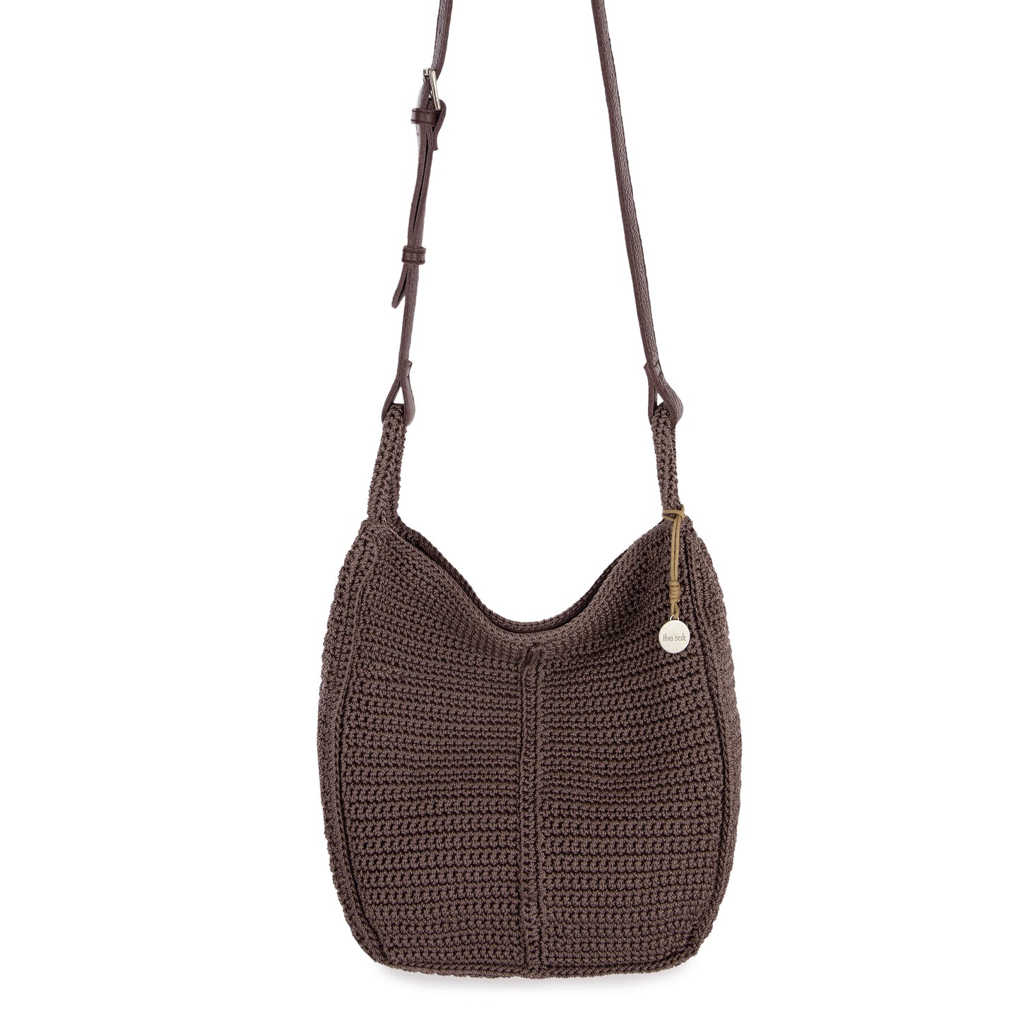 The Sak Los Feliz Slouchy Crossbody Crochet - |Mushroom|