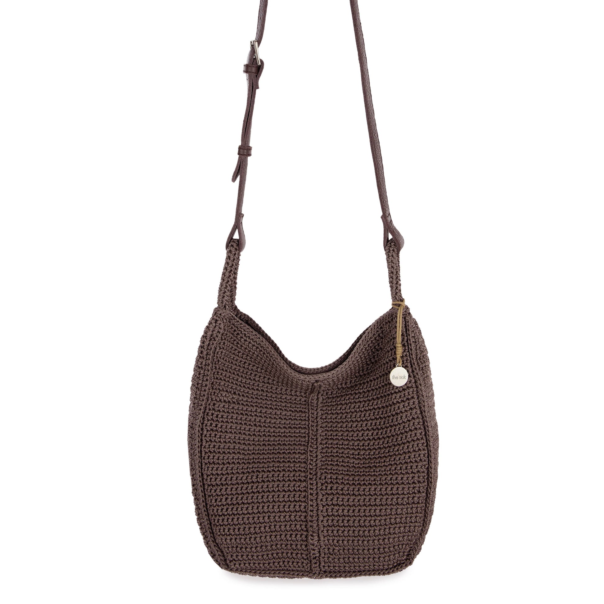 The Sak Los Feliz Slouchy Crossbody Crochet - |Mushroom|