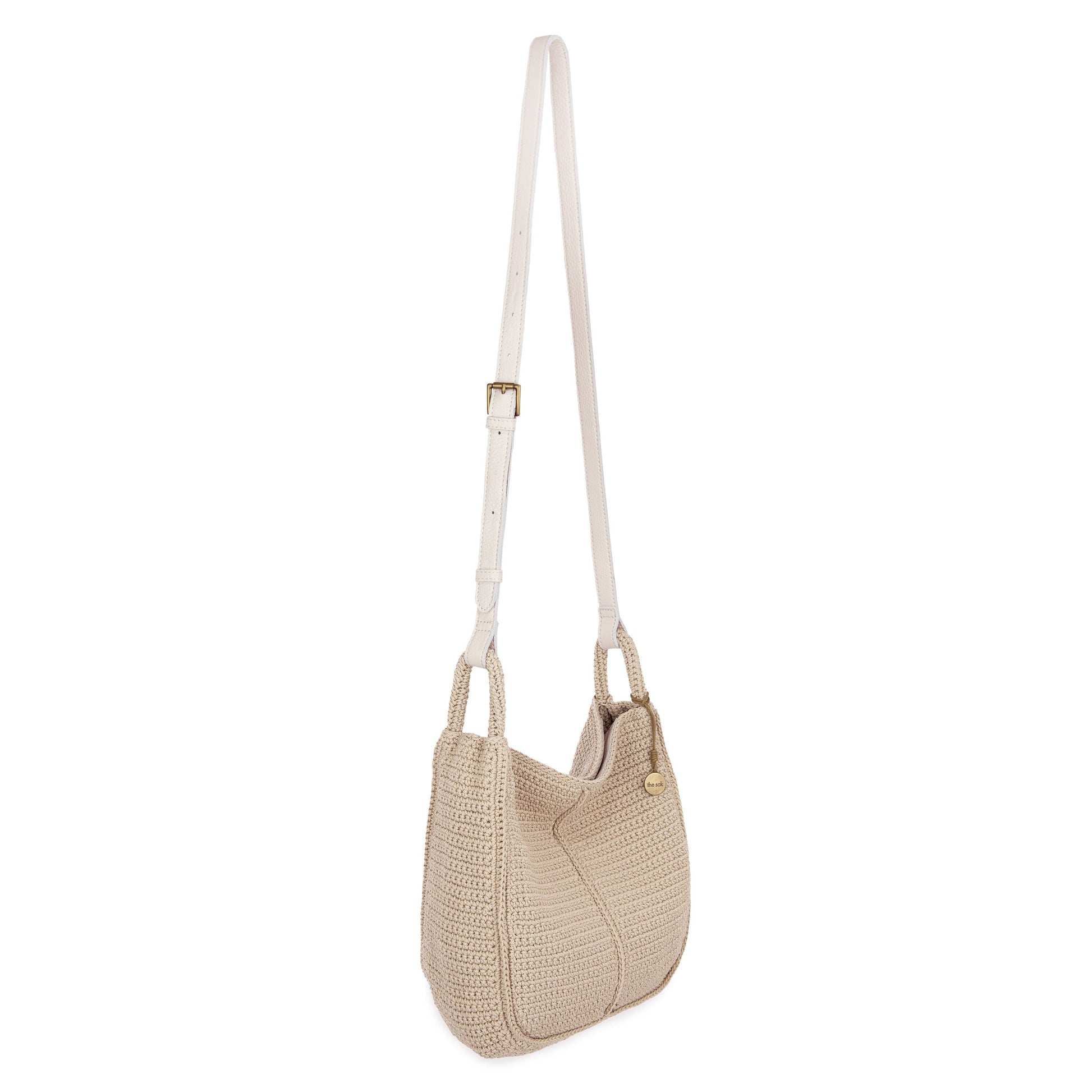 The Sak Los Feliz Slouchy Crossbody Crochet - |Ecru|