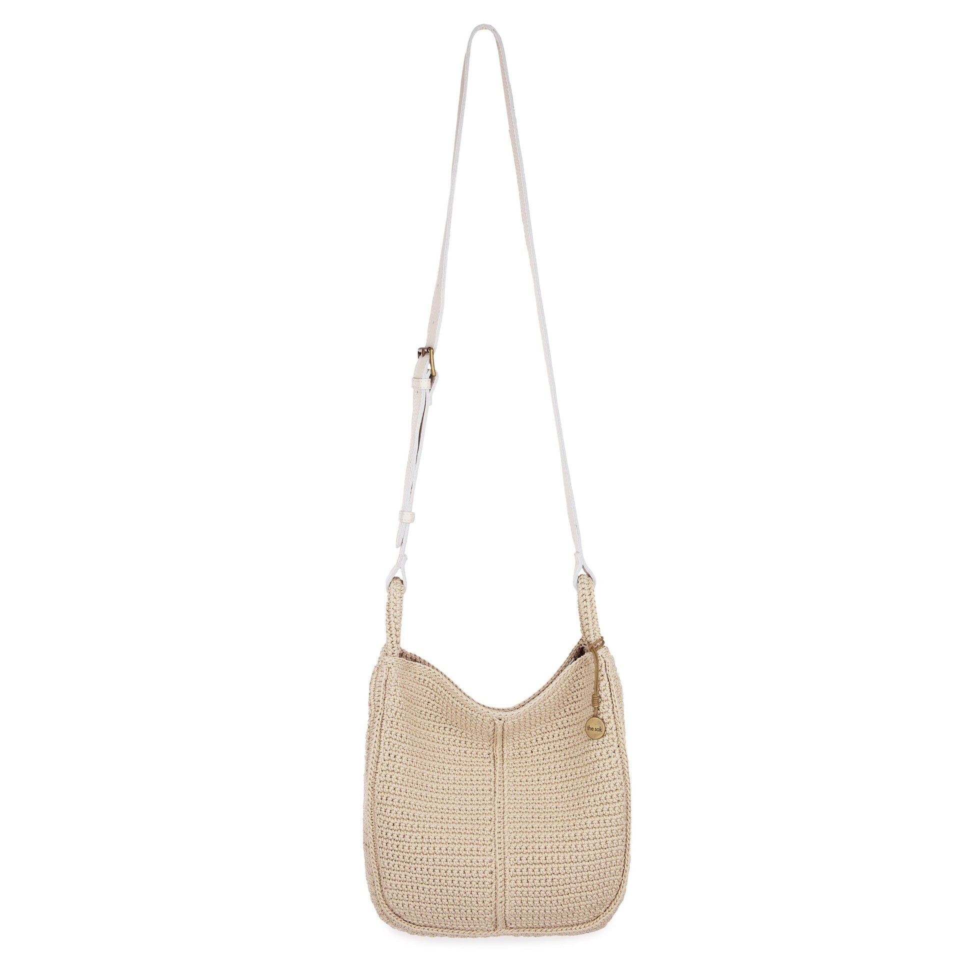 The Sak Los Feliz Slouchy Crossbody Crochet - |Ecru|