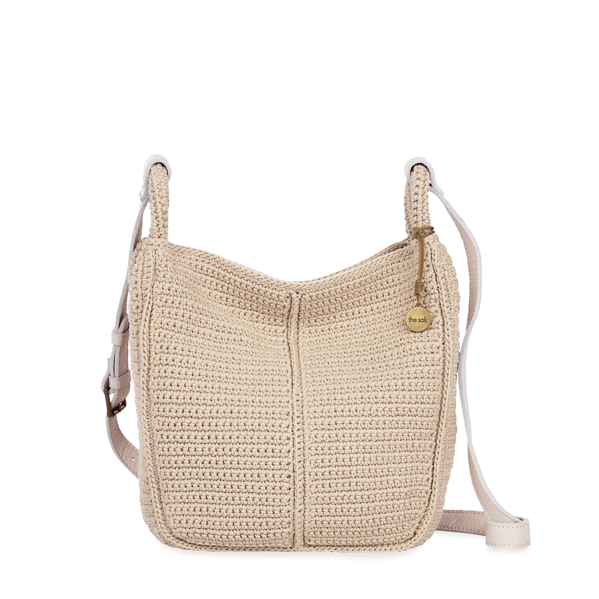 The Sak Los Feliz Slouchy Crossbody Crochet - |Ecru|