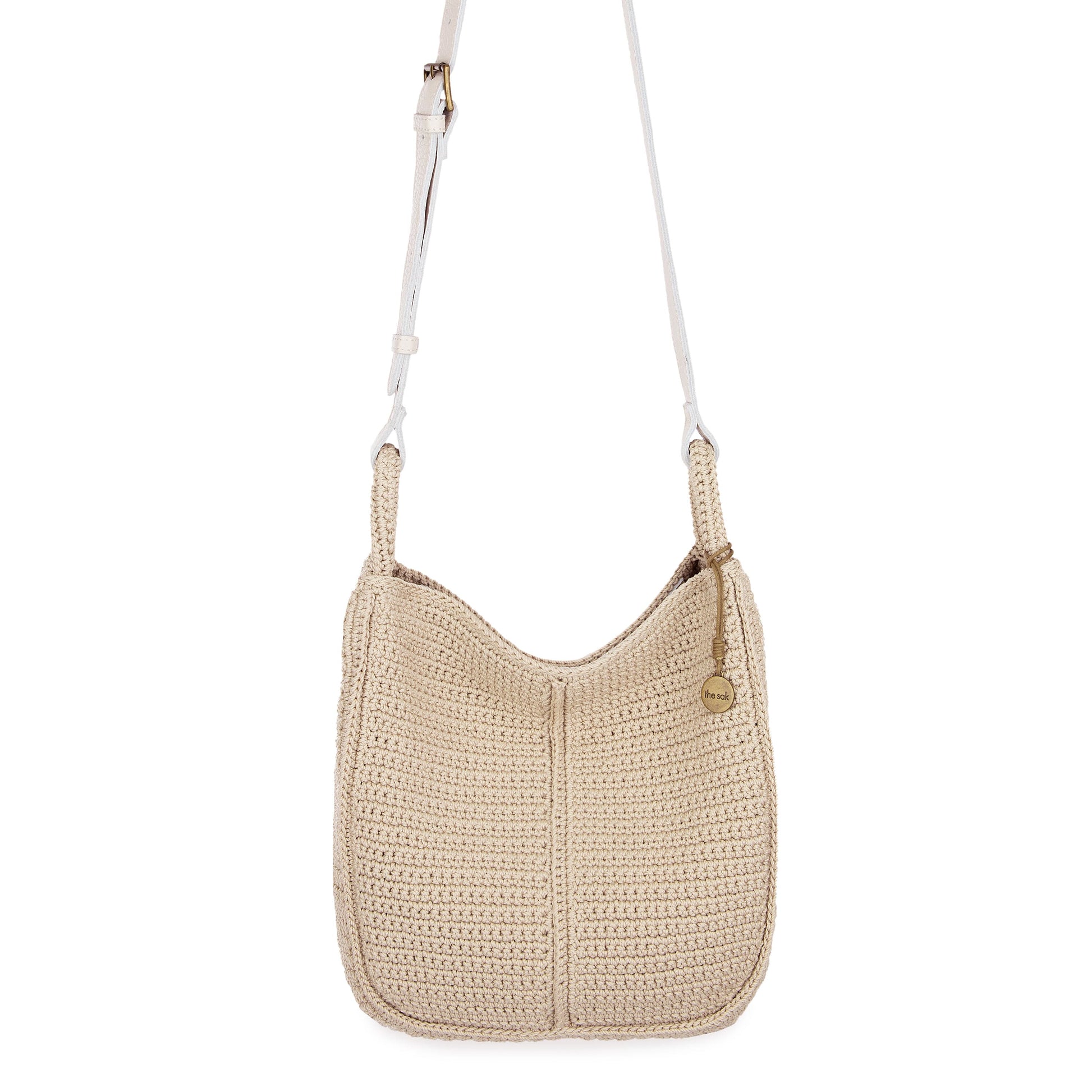 The Sak Los Feliz Slouchy Crossbody Crochet - |Ecru|