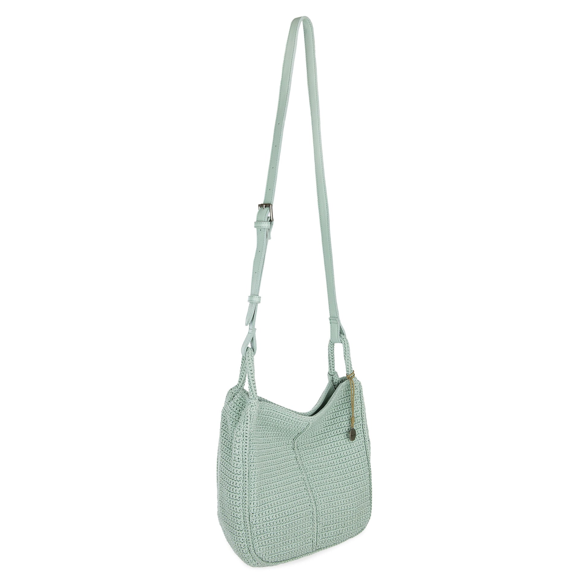 The Sak Los Feliz Slouchy Crossbody Crochet - |Aqua|
