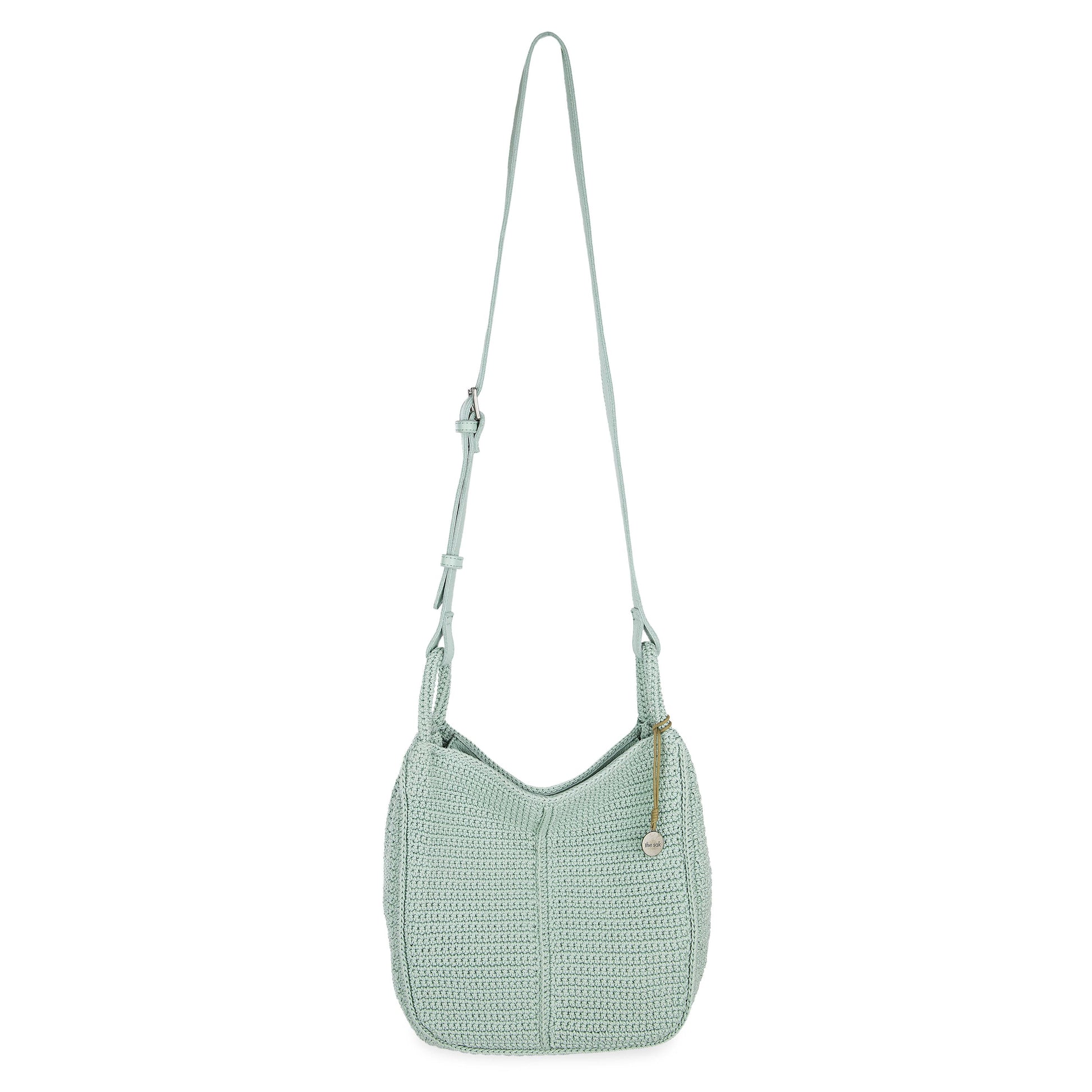 The Sak Los Feliz Slouchy Crossbody Crochet - |Aqua|