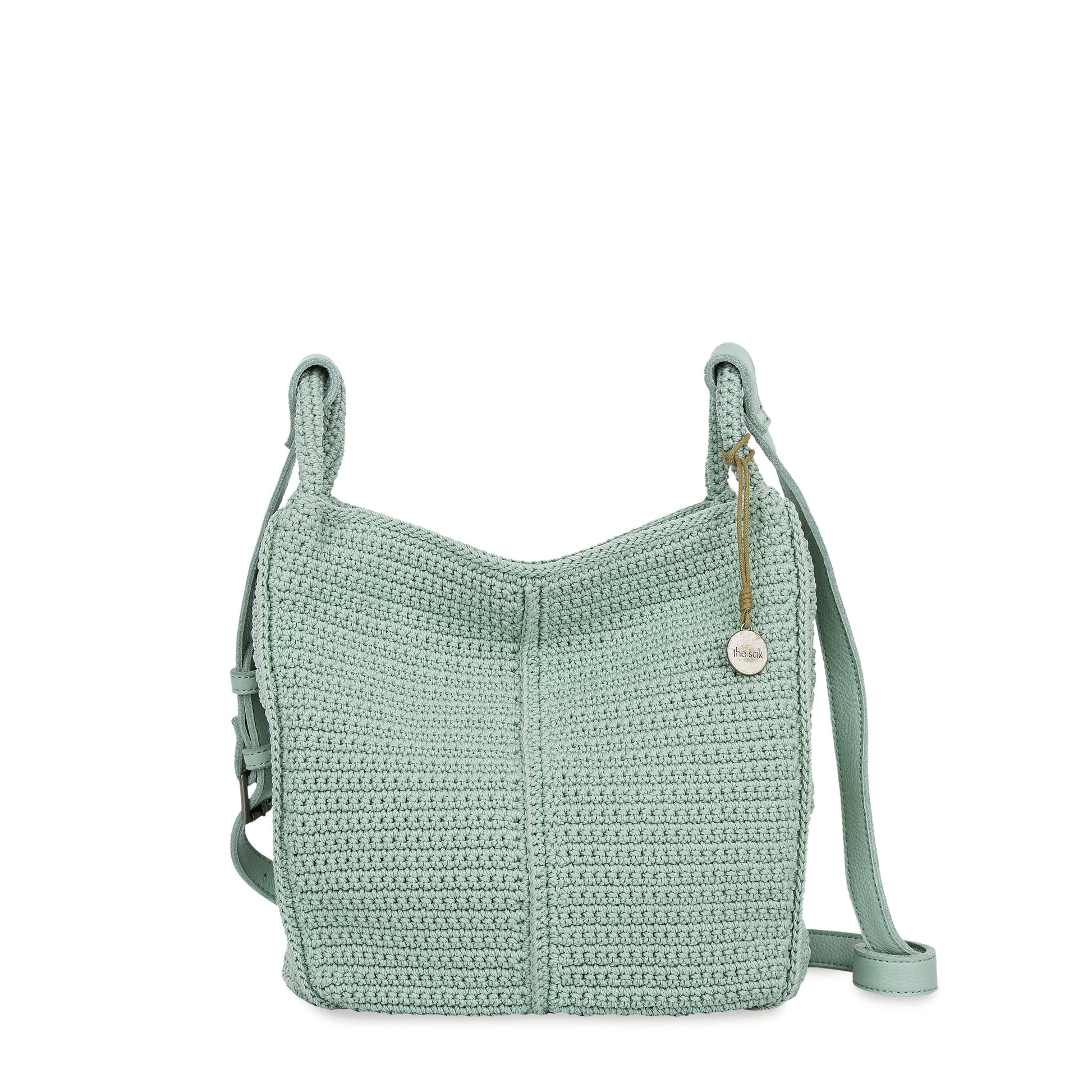 The Sak Los Feliz Slouchy Crossbody Crochet - |Aqua|