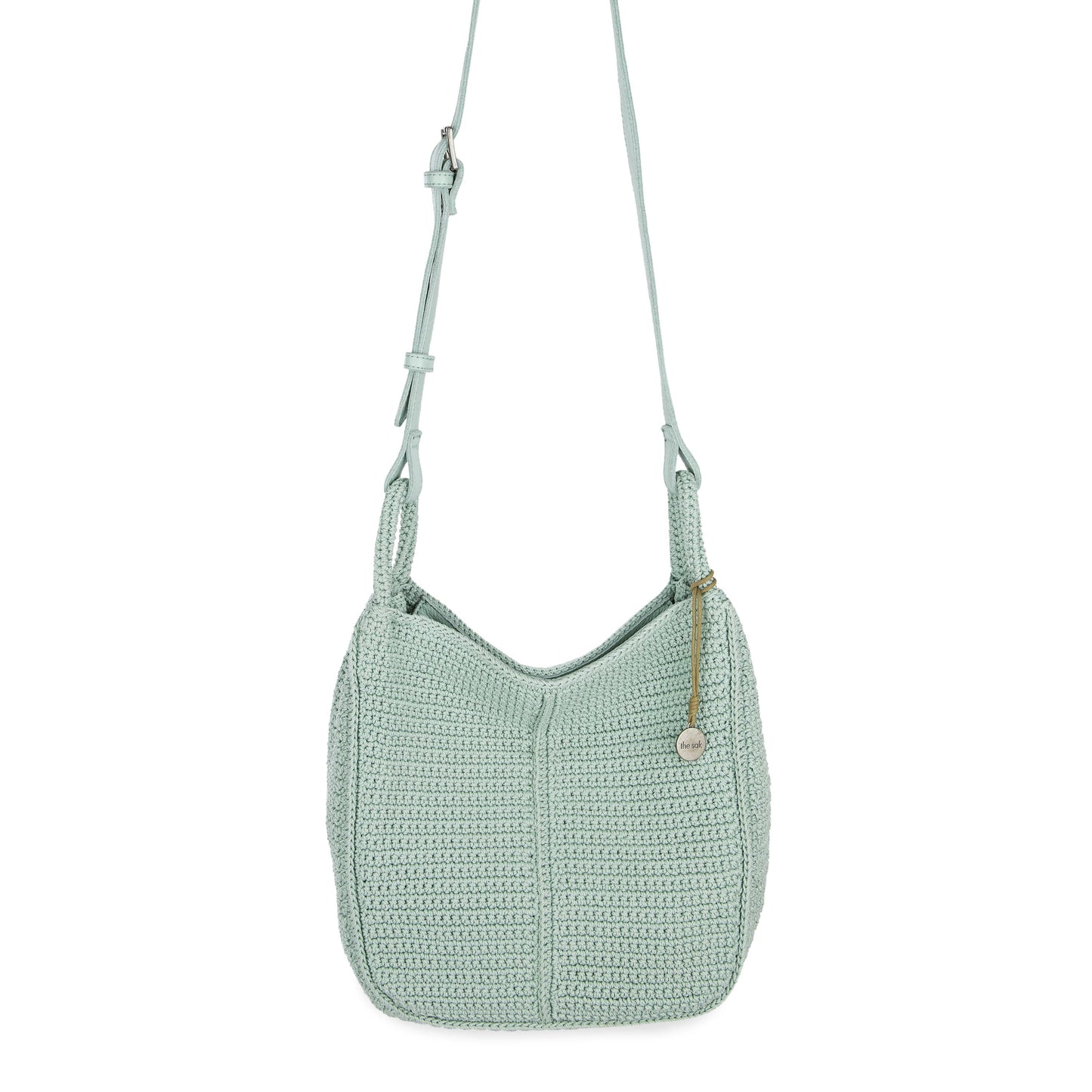 The Sak Los Feliz Slouchy Crossbody Crochet - |Aqua|