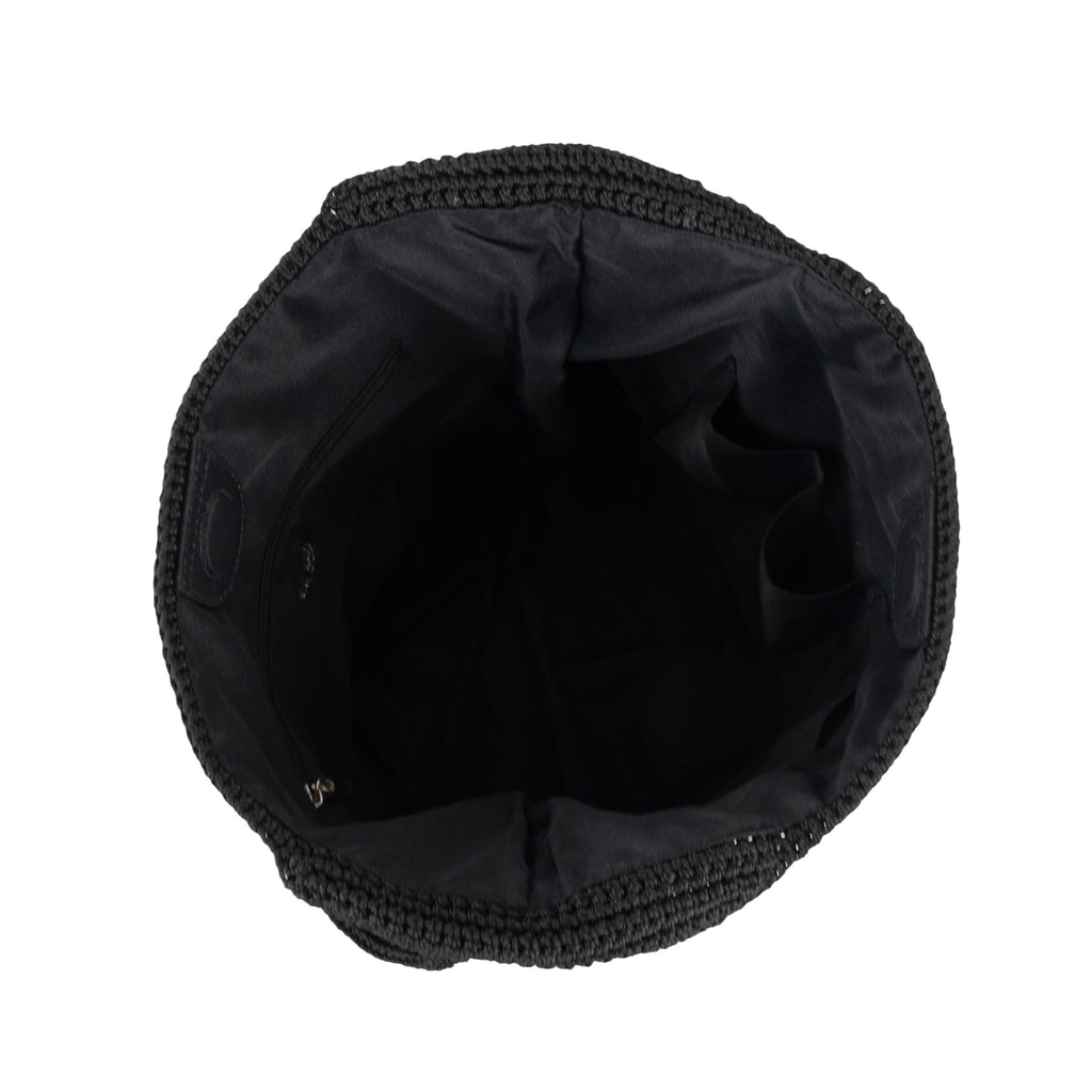 The Sak 120 Hobo - Hand Crochet - Black Check