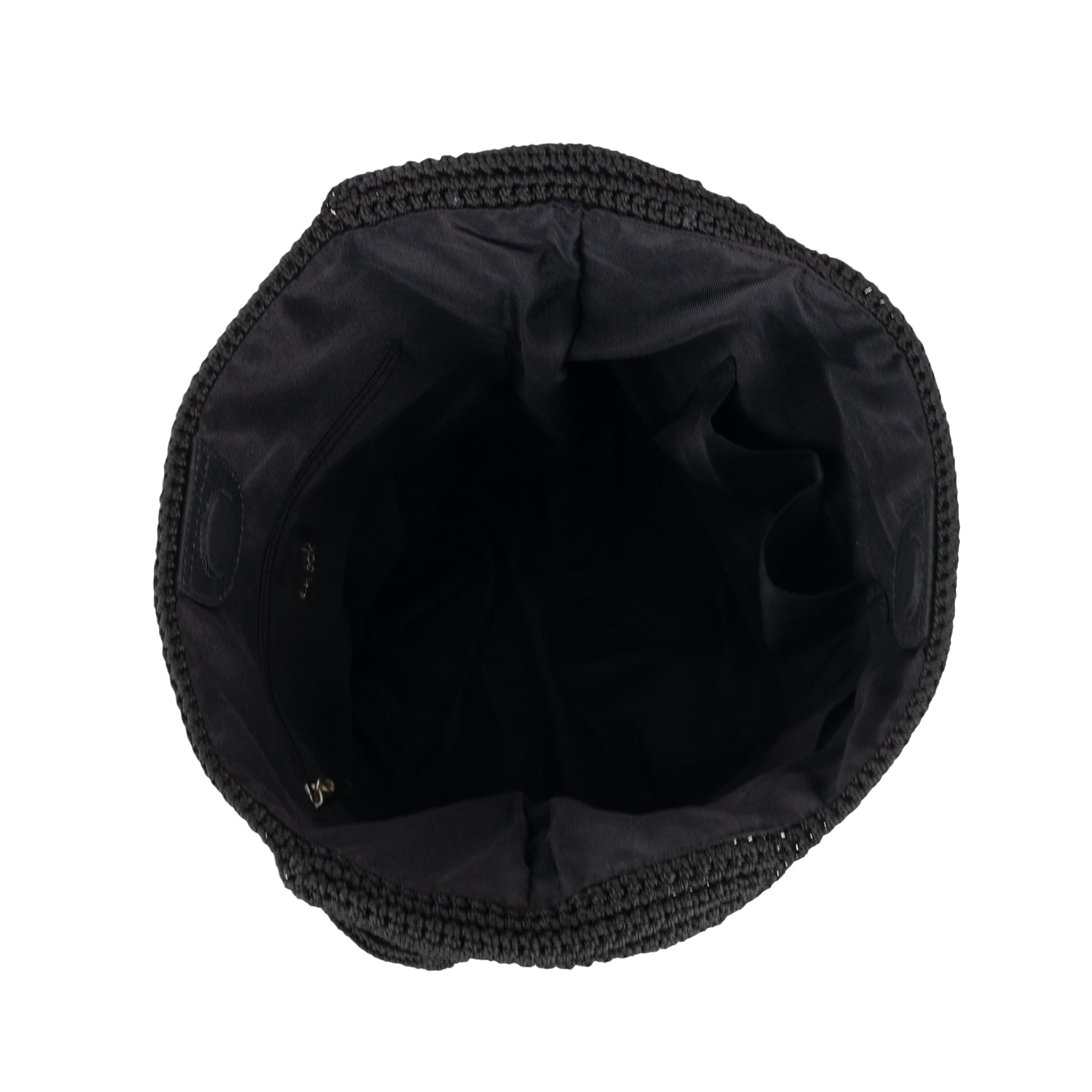 The Sak 120 Hobo - Hand Crochet - Black Check