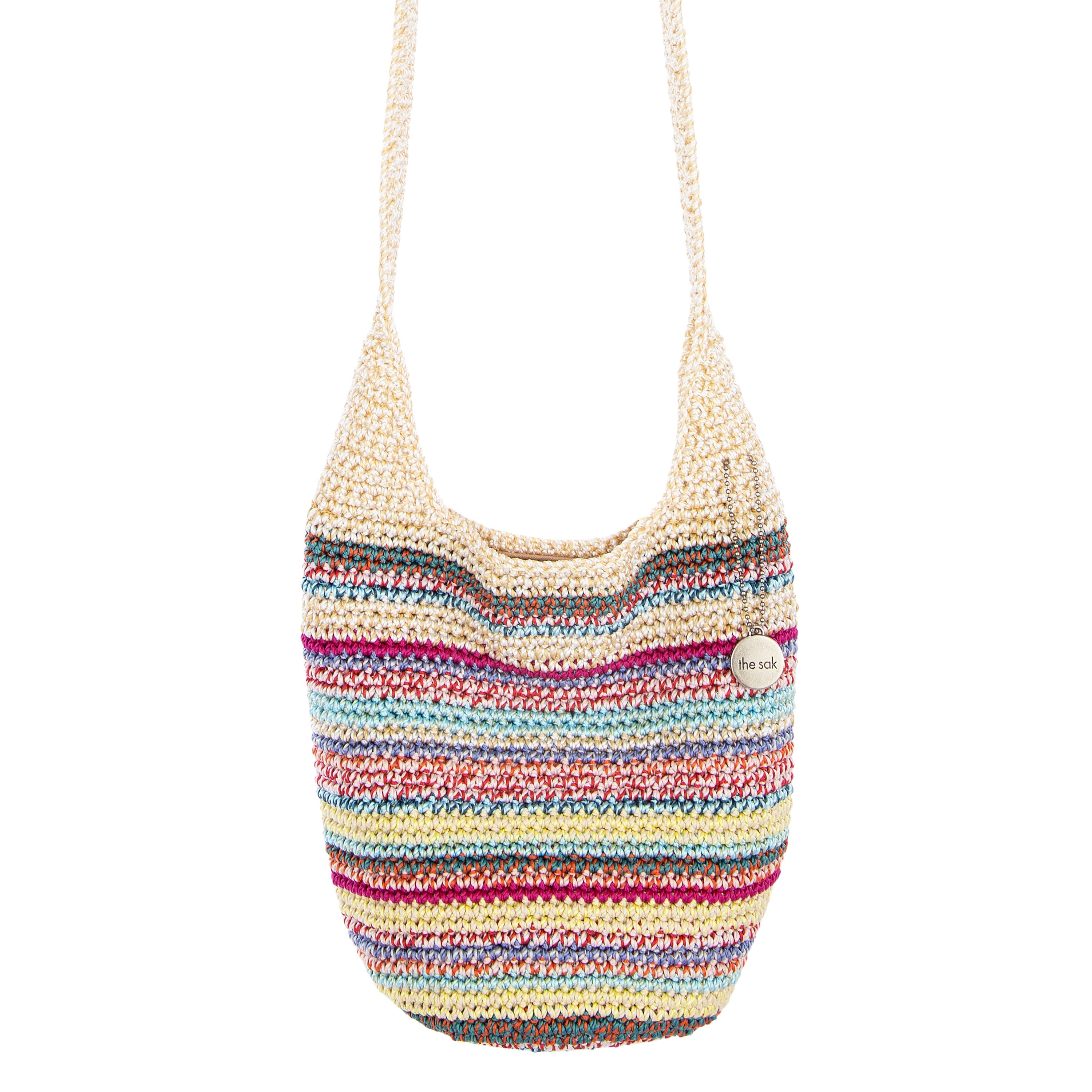 The Sak 121 Crossbody - Hand Crochet - Eden Stripe