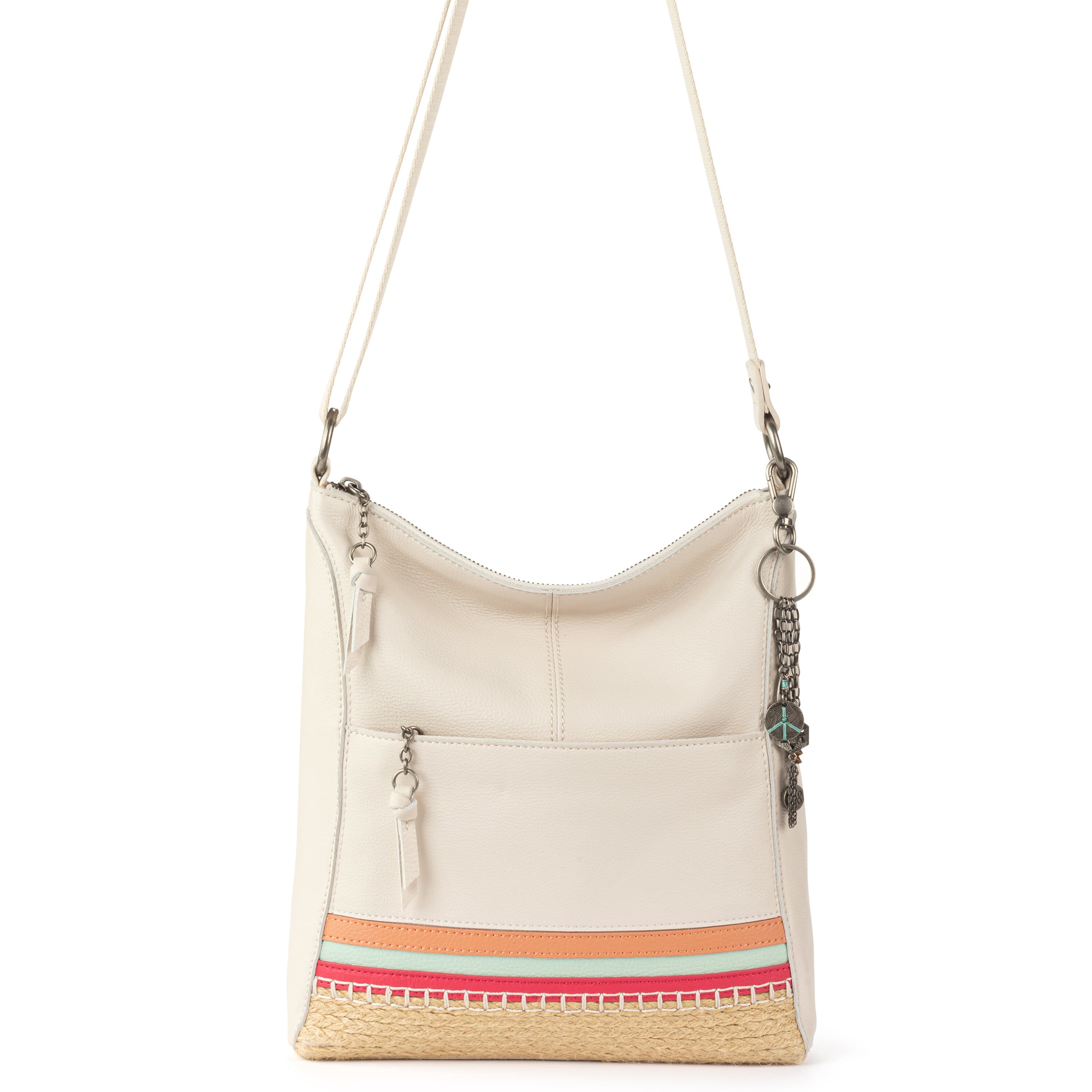 The Sak Lucia Crossbody - Leather - Vibrant Block Espadrille