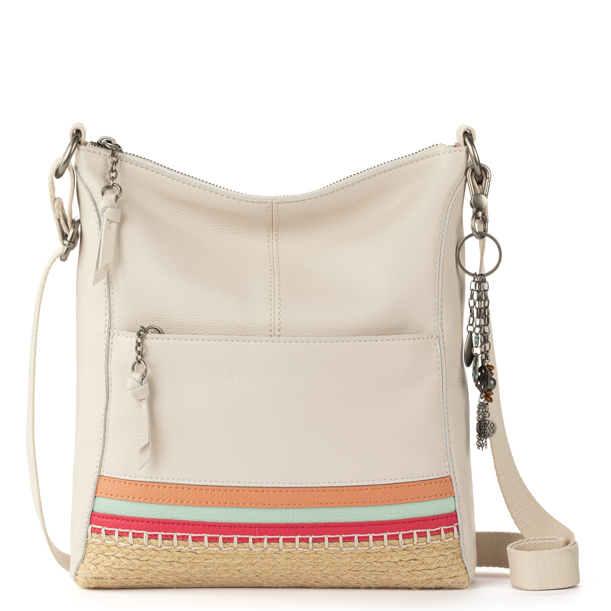 The Sak Lucia Crossbody Leather - |Vibrant Block Espadrille|