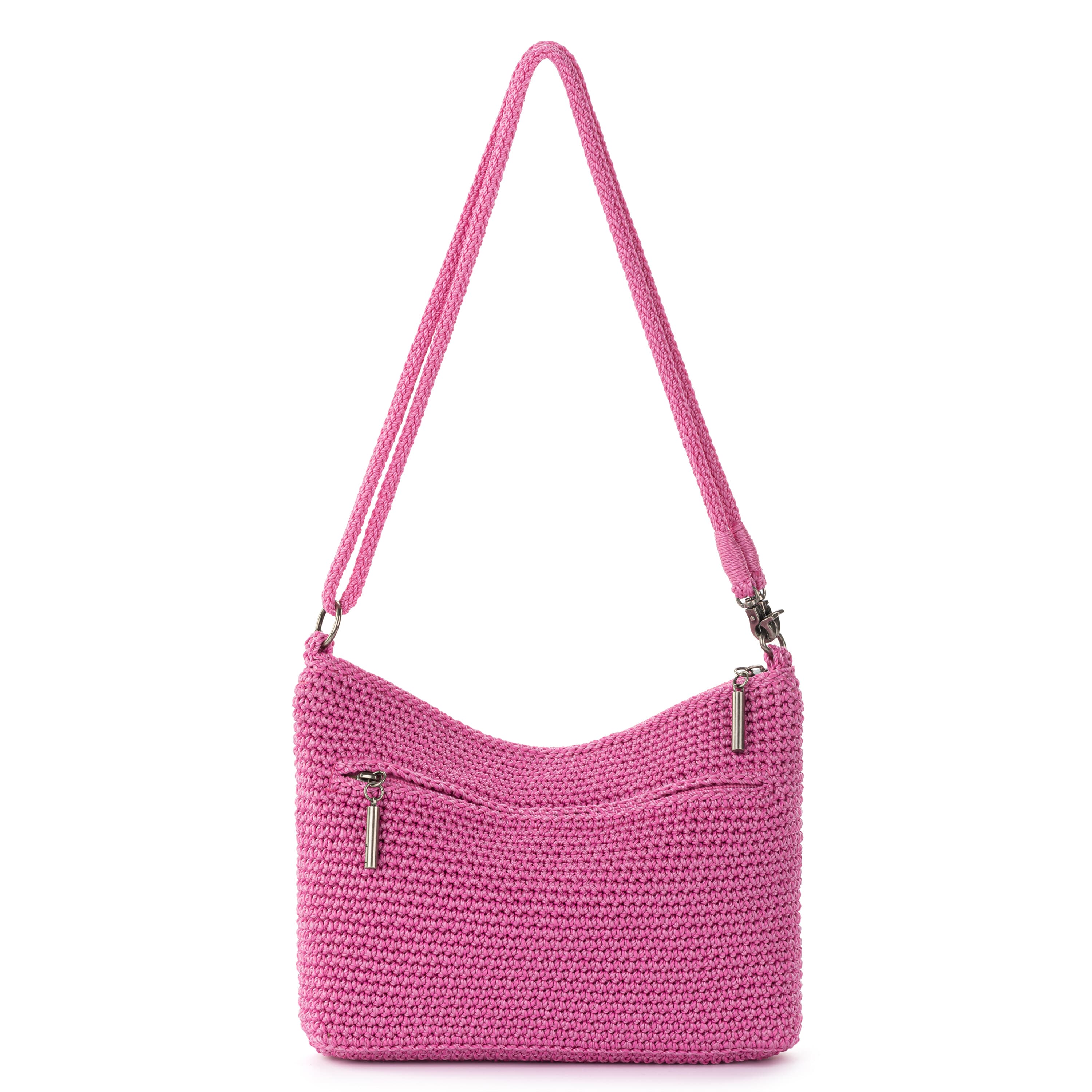 The Sak Lumi Crossbody - Hand Crochet - Pink Cherries
