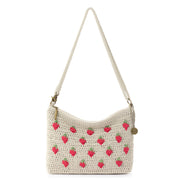 Lumi Crossbody - Hand Crochet - Natural Strawberries