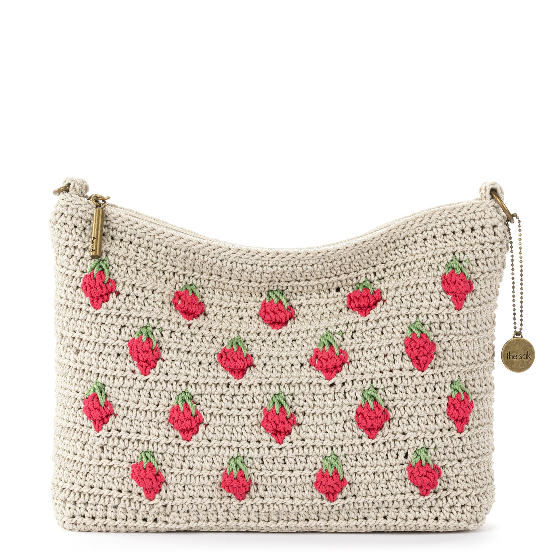 The Sak Lumi Crossbody Crochet - |Natural Strawberries|