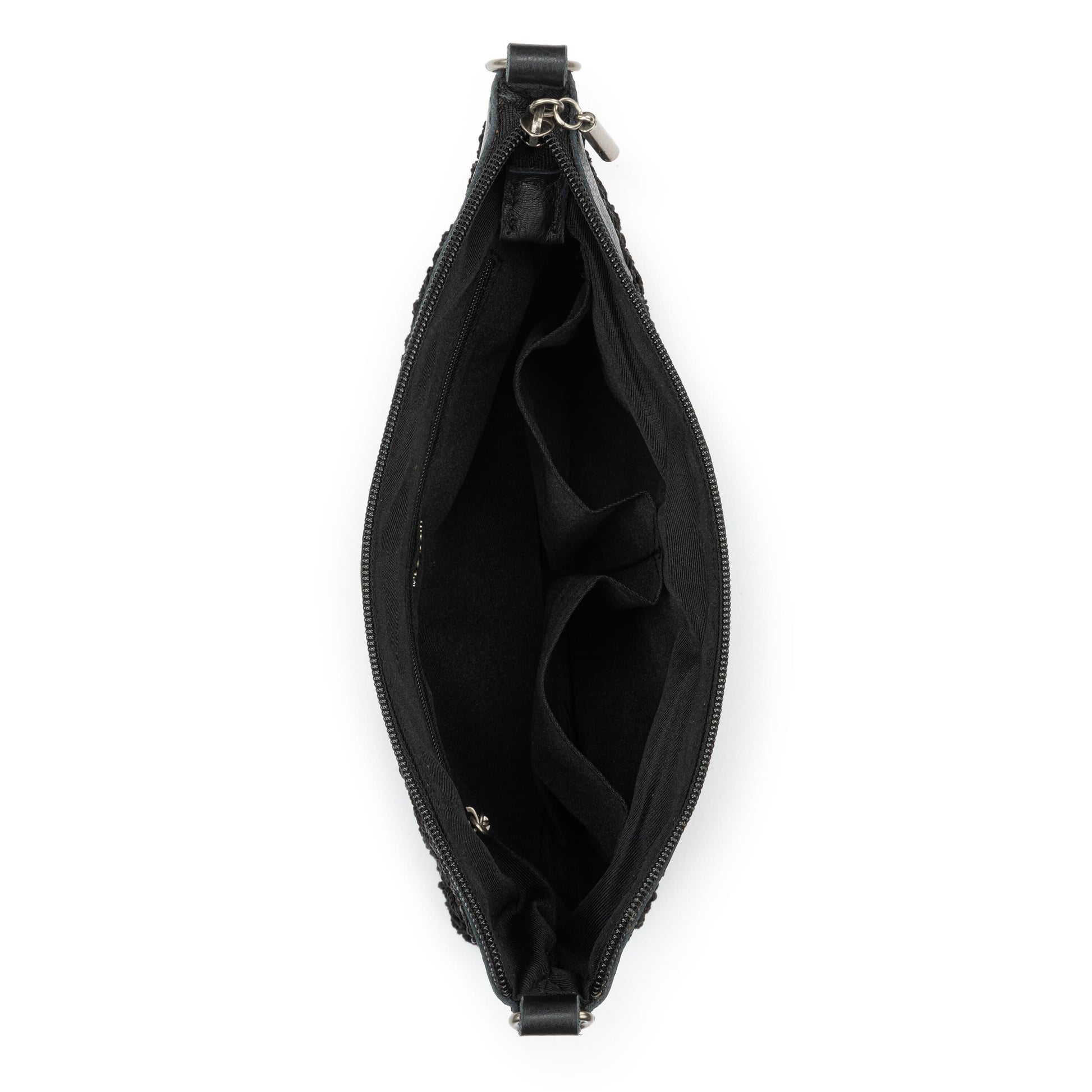 The Sak Lumi Crossbody Crochet - |Black Primrose|
