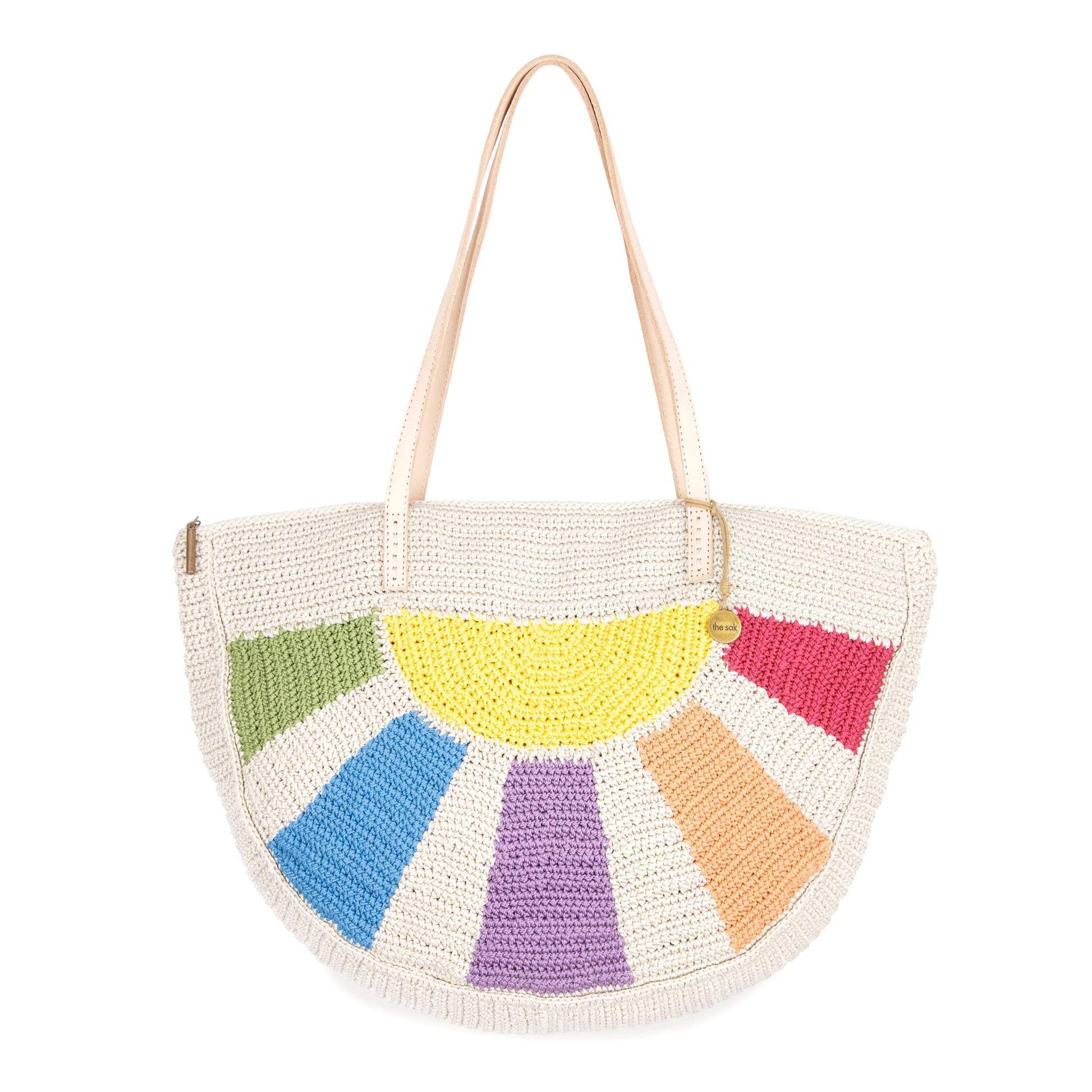 The Sak Faye Large Tote Crochet - |Multi Sunbeam|