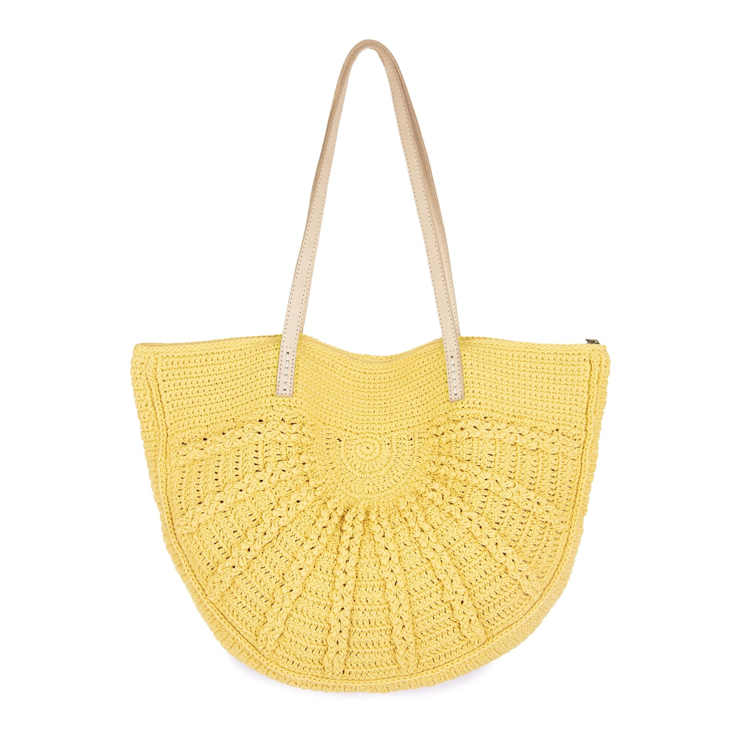The Sak Faye Large Tote Crochet - |Chartreuse Sunbeam|
