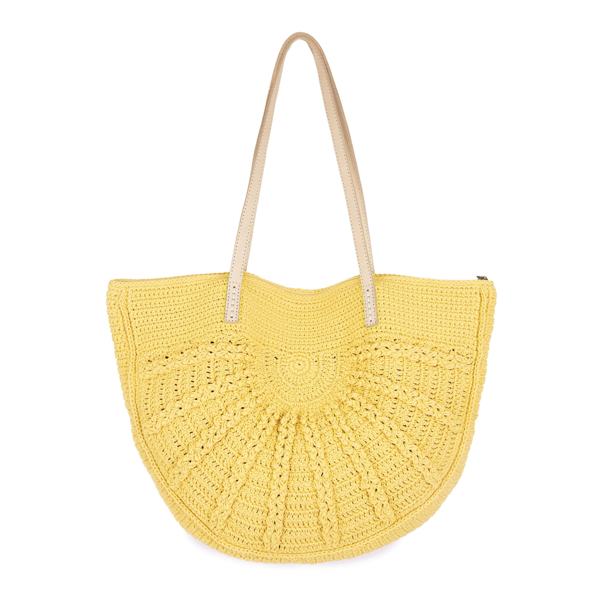 The Sak Faye Large Tote Crochet - |Chartreuse Sunbeam|