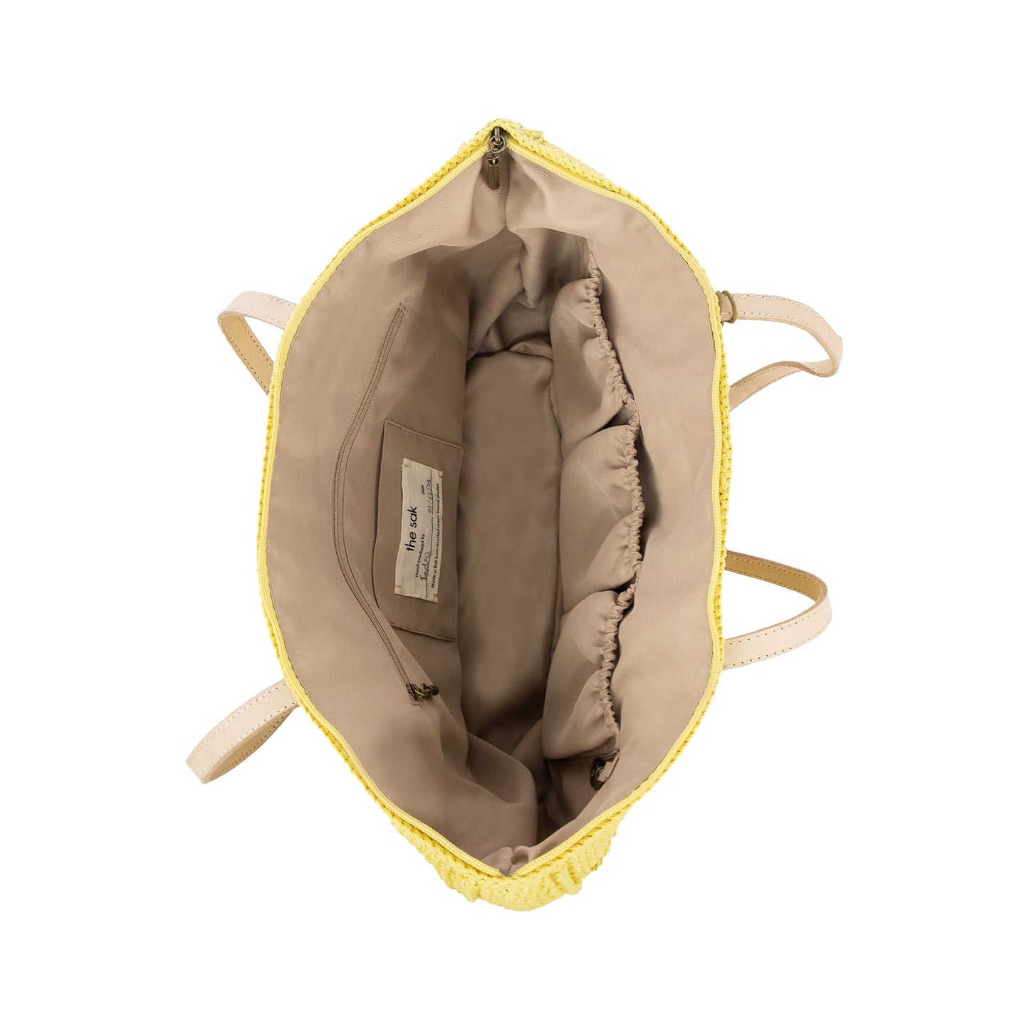 The Sak Faye Large Tote Crochet - |Chartreuse Sunbeam|