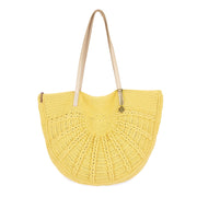 Faye Large Tote - Hand Crochet - Chartreuse Sunbeam