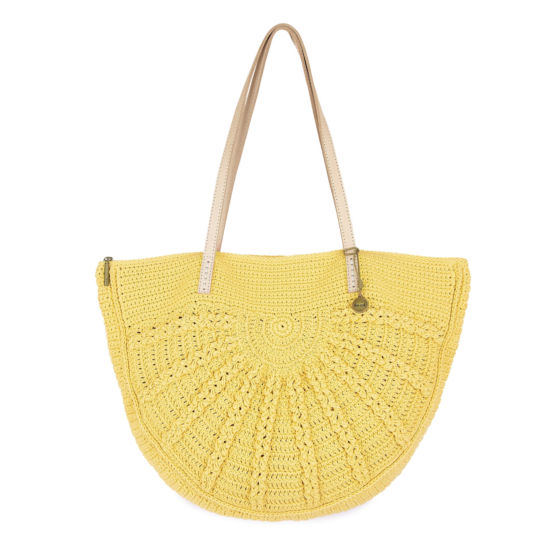 The Sak Faye Large Tote Crochet - |Chartreuse Sunbeam|