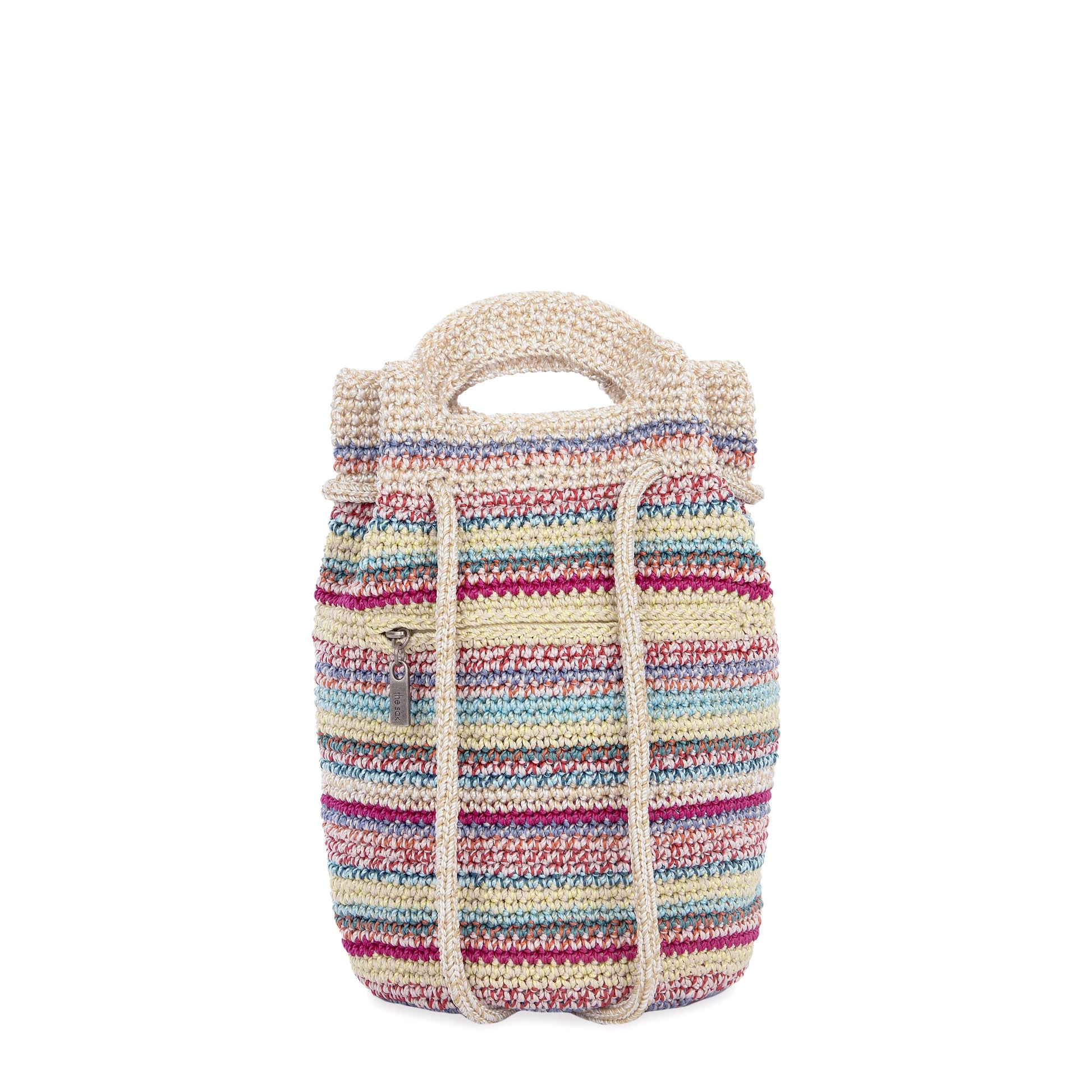 The Sak Dylan Small Backpack Crochet - |Eden Stripe|