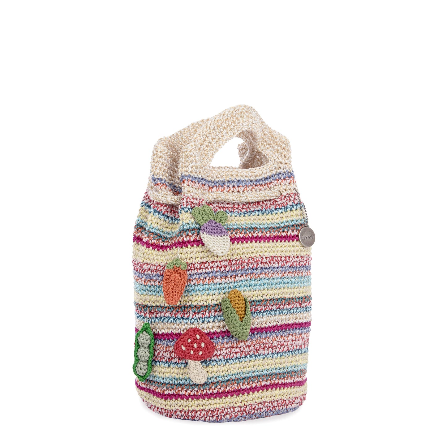 The Sak Dylan Small Backpack Crochet - |Eden Stripe|