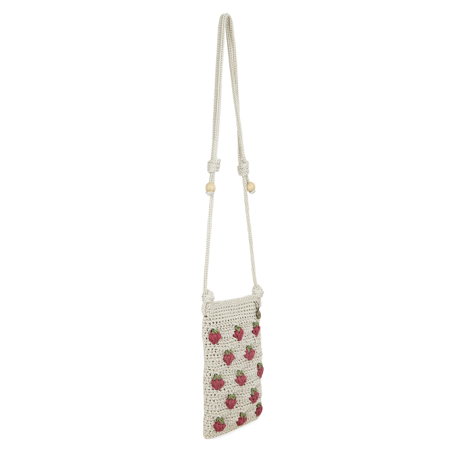 The Sak Josie Mini Crossbody Crochet - |Natural Strawberries|