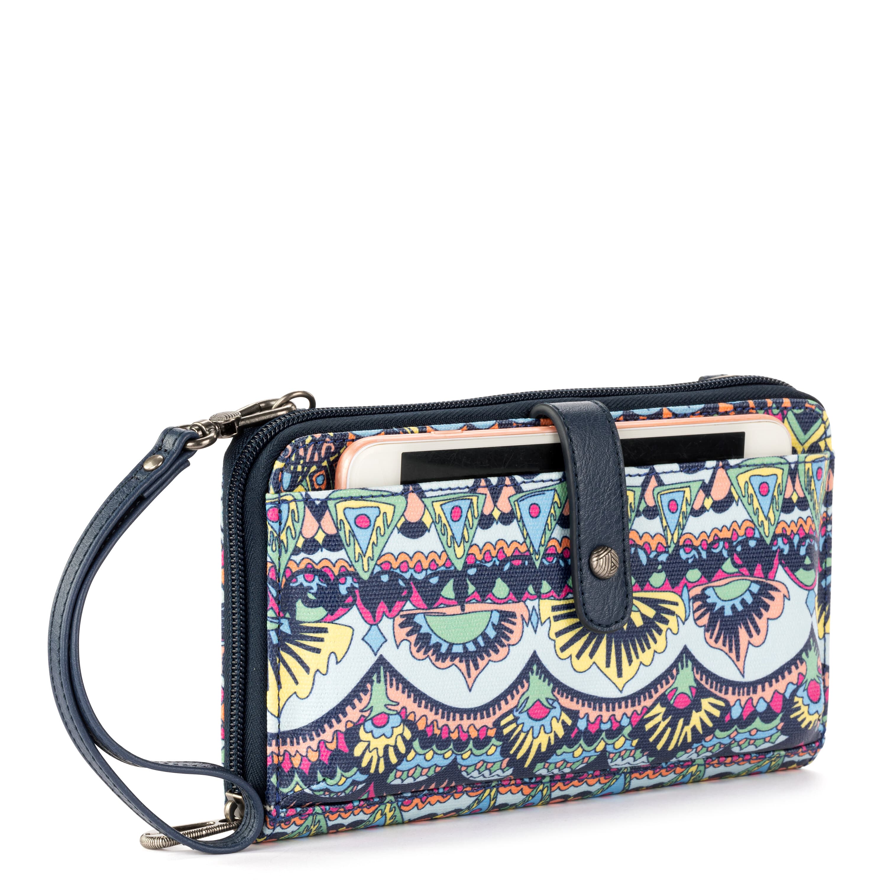 Sakroots Smartphone Wallet - Canvas - Navy One World