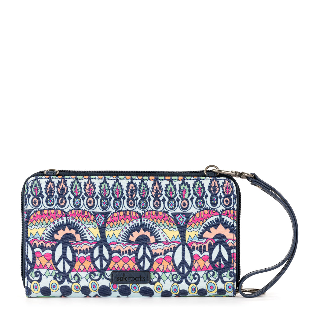 Sakroots Smartphone Wallet - Canvas - Navy One World