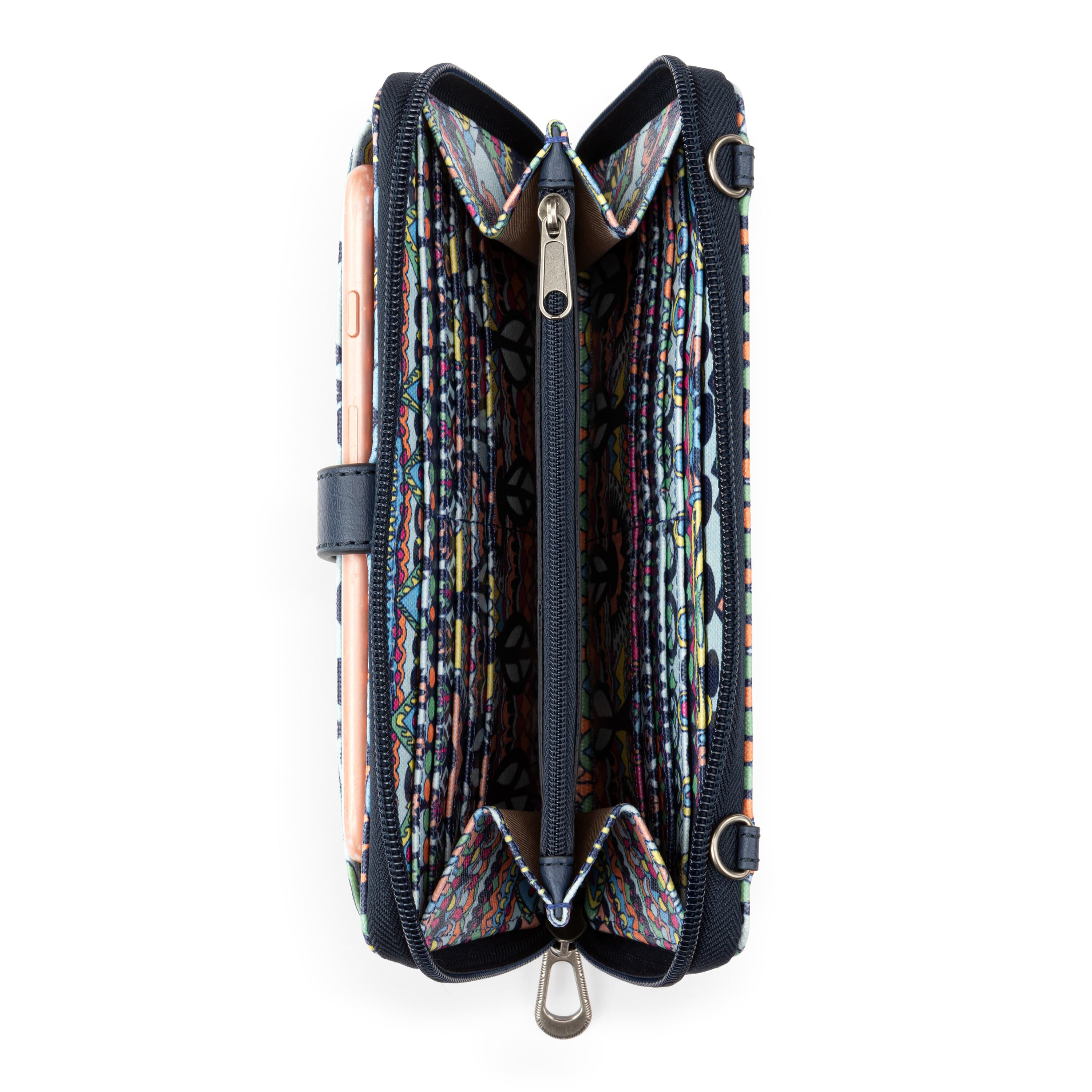 Sakroots Smartphone Wallet - Canvas - Navy One World