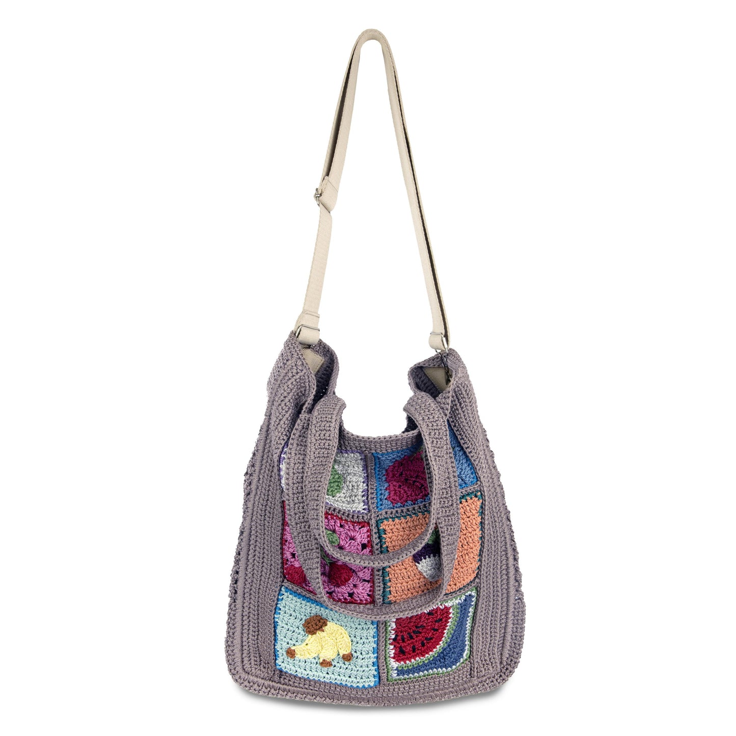 The Sak Lanie Market Tote Crochet - |Fruit and Vegetable Multi|