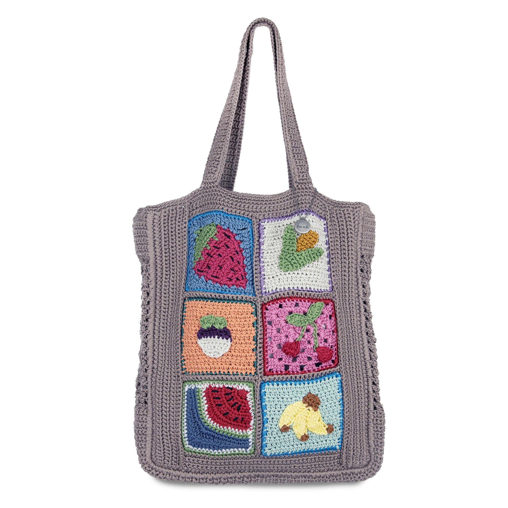 The Sak Lanie Market Tote Crochet - |Fruit and Vegetable Multi|