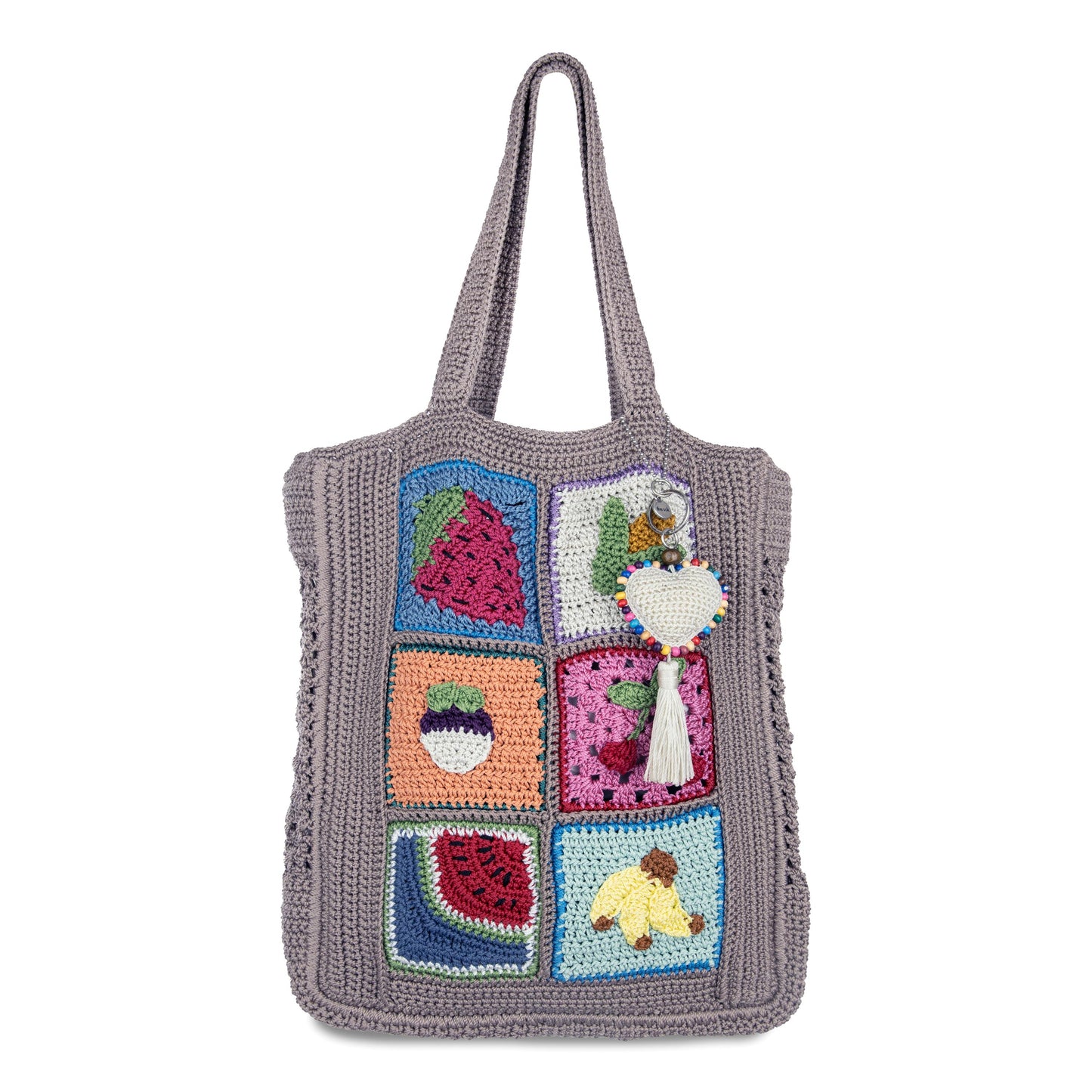The Sak Lanie Market Tote Crochet - |Fruit and Vegetable Multi|
