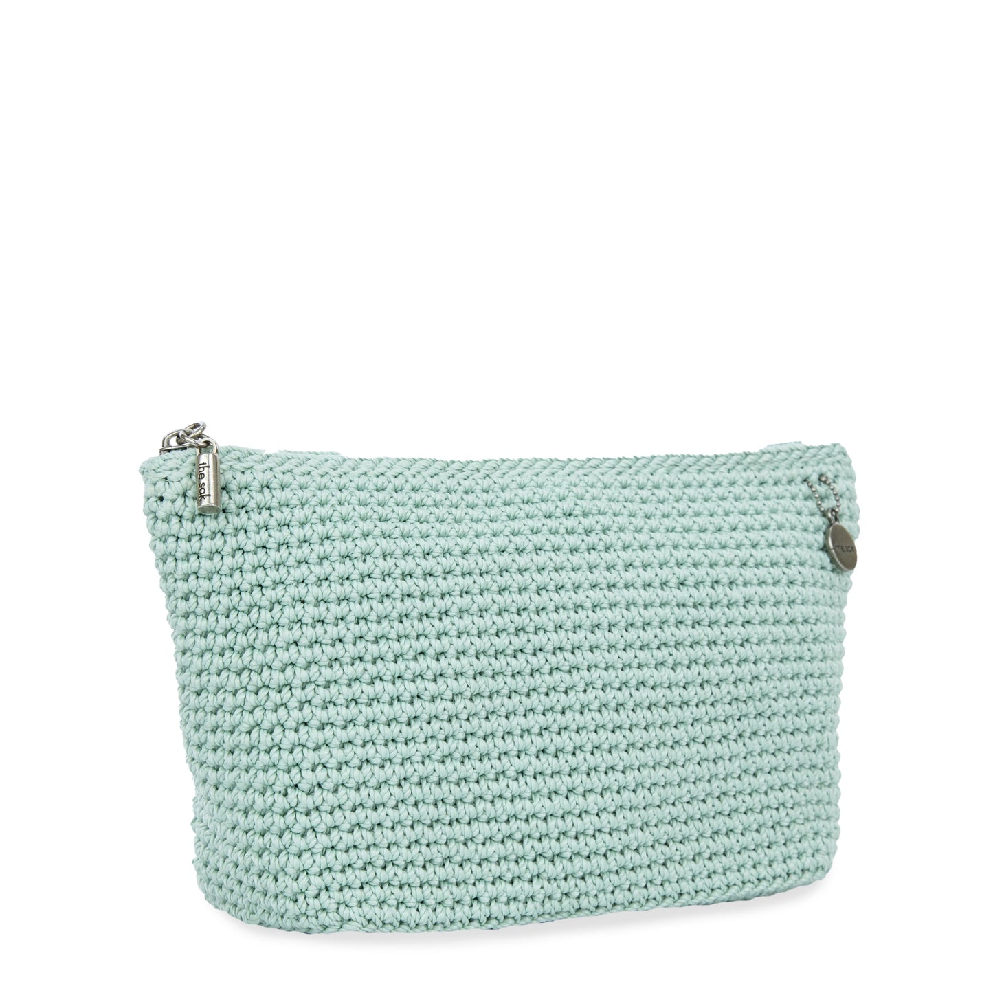 The Sak Essential Medium Pouch Crochet - |Aqua|