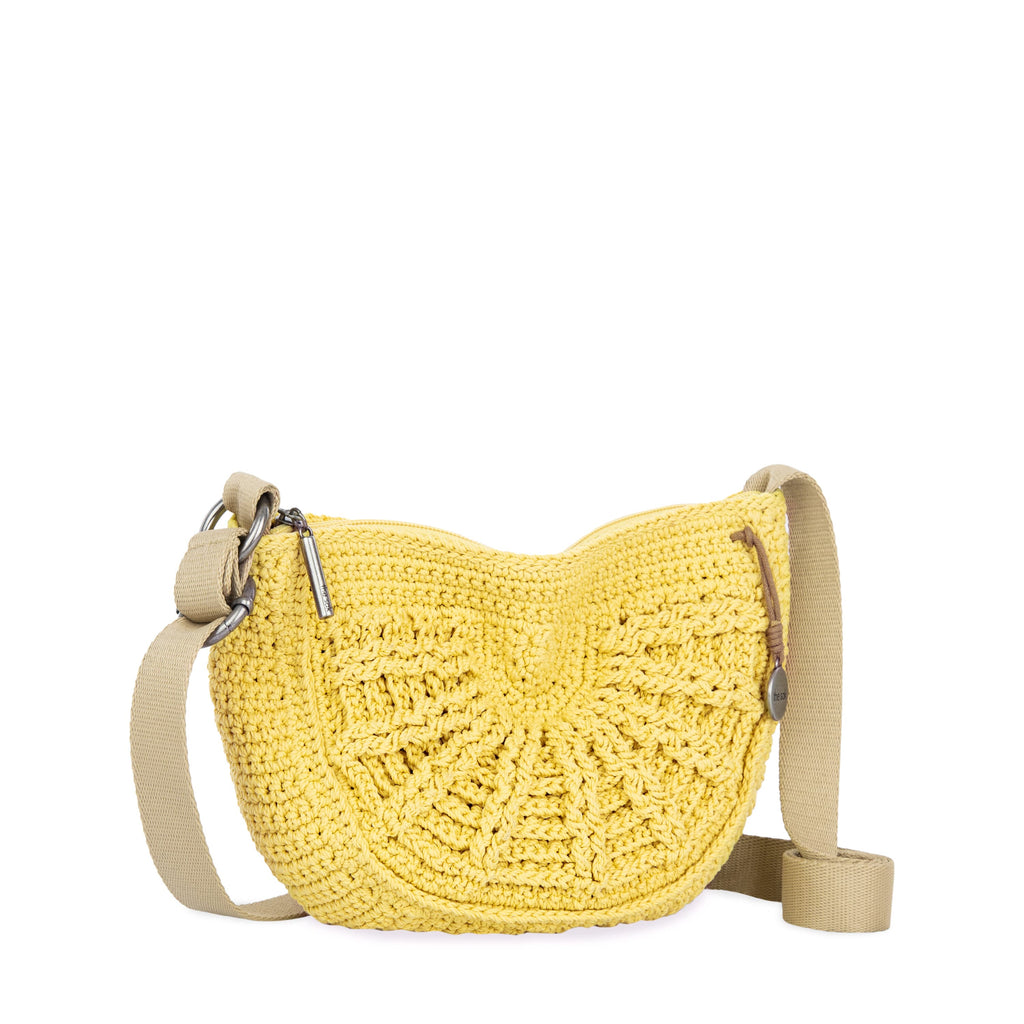The Sak Ryder Small Crossbody - Hand Crochet - Chartreuse Sunbeam