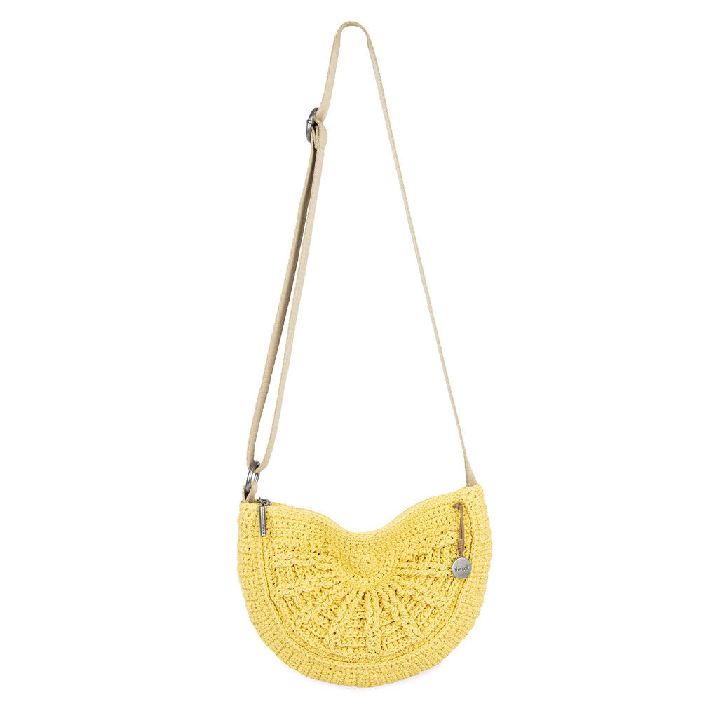 The Sak Ryder Small Crossbody - Hand Crochet - Chartreuse Sunbeam