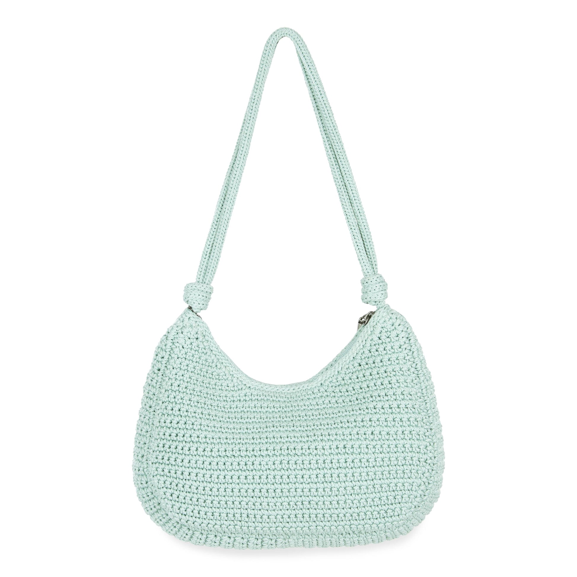 The Sak Josie Mini Shoulder Bag Crochet - |Aqua|