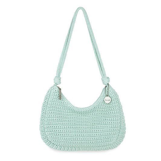 The Sak Josie Mini Shoulder Bag Crochet - |Aqua|