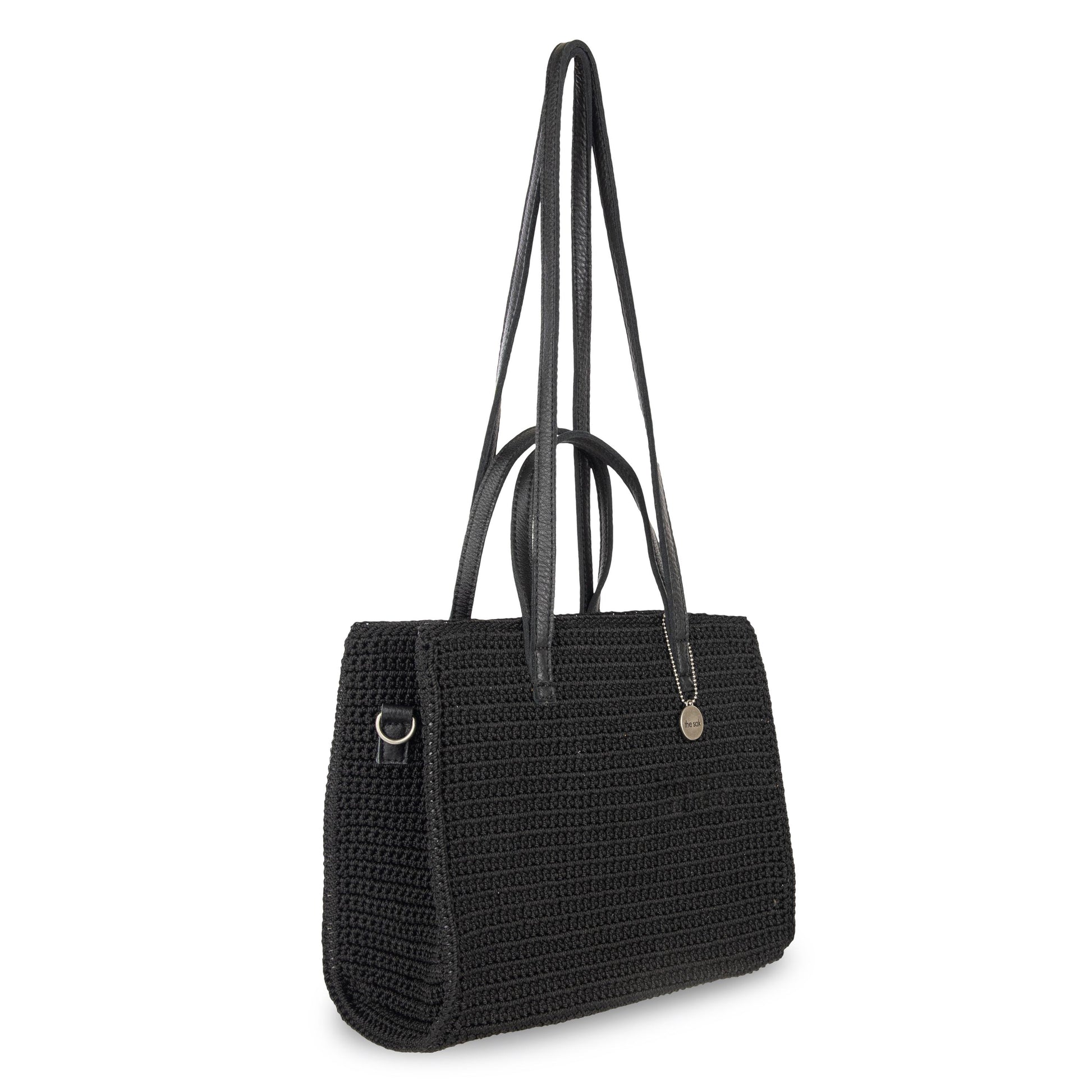The Sak Sable Boxy Tote Crochet - |Black|