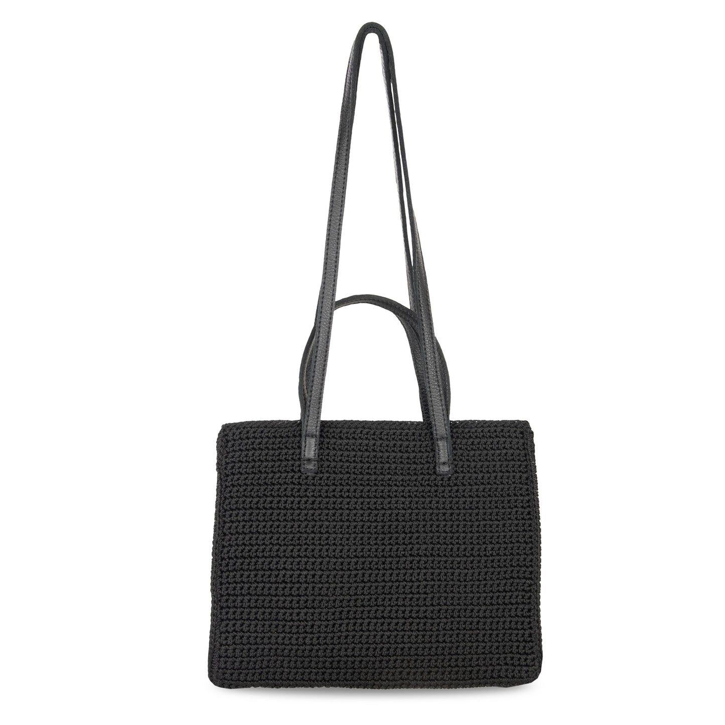 The Sak Sable Boxy Tote Crochet - |Black|